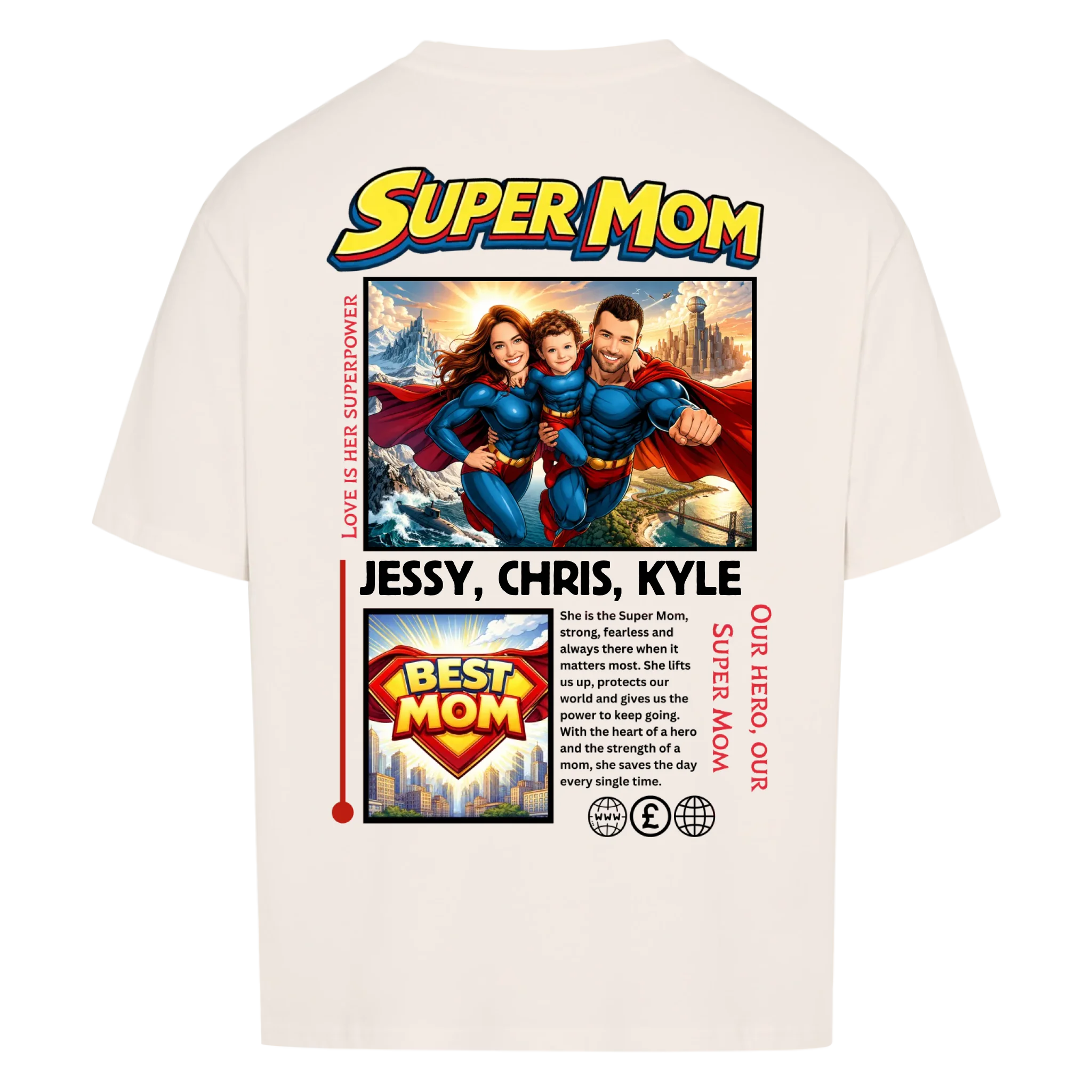 SUPER MOM - custom made (upload)