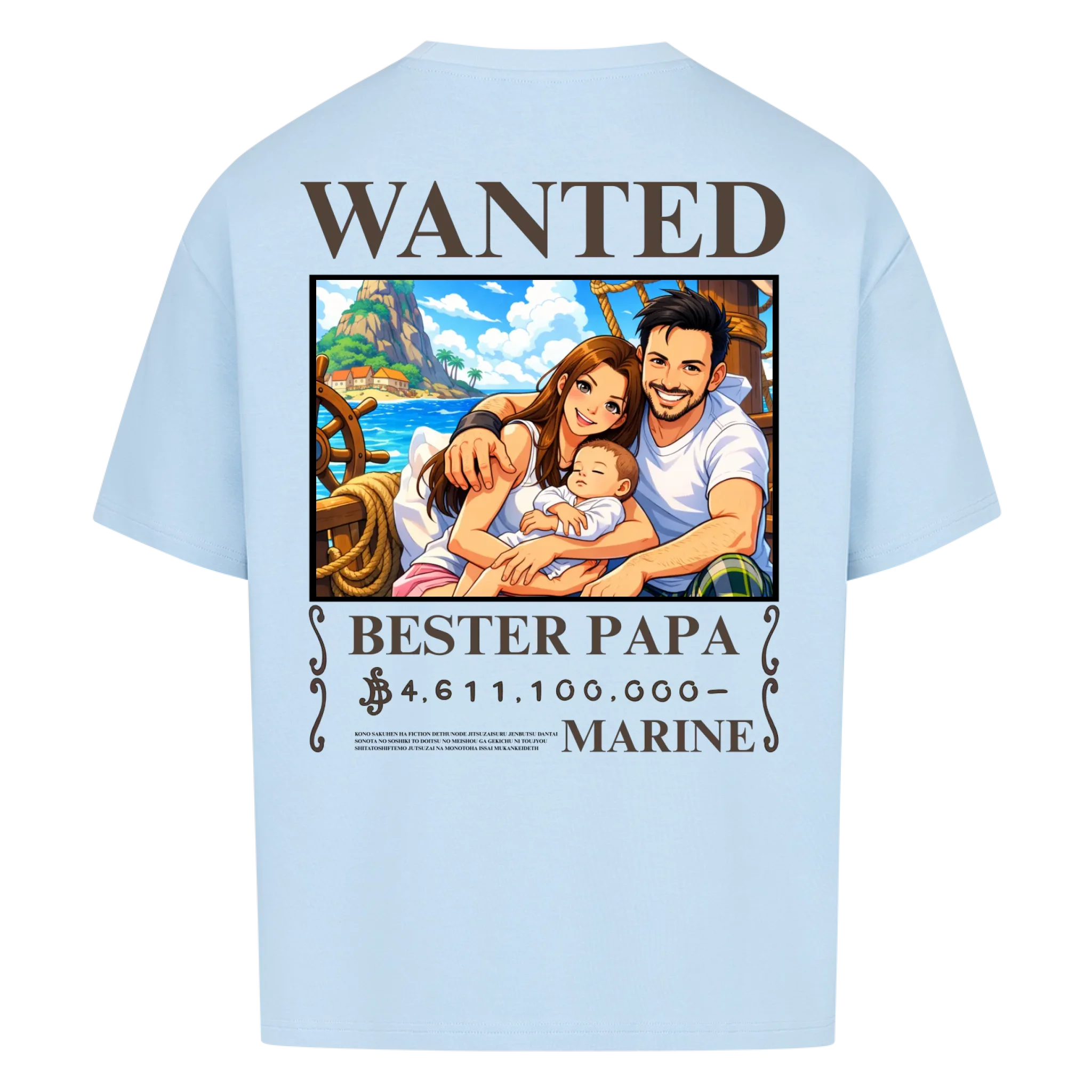 WANTED (Papa) - personalisierbar