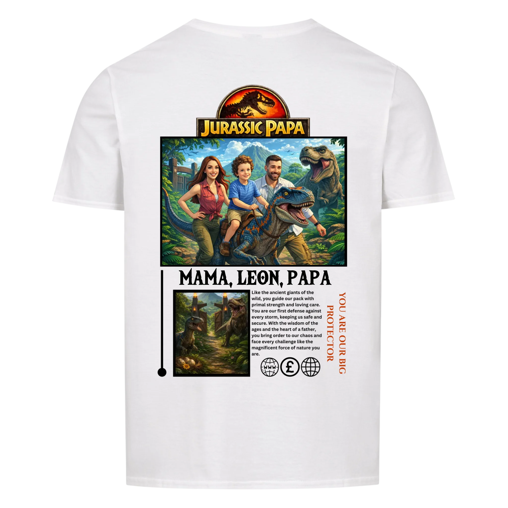 Jurassic Papa - personalisierbar