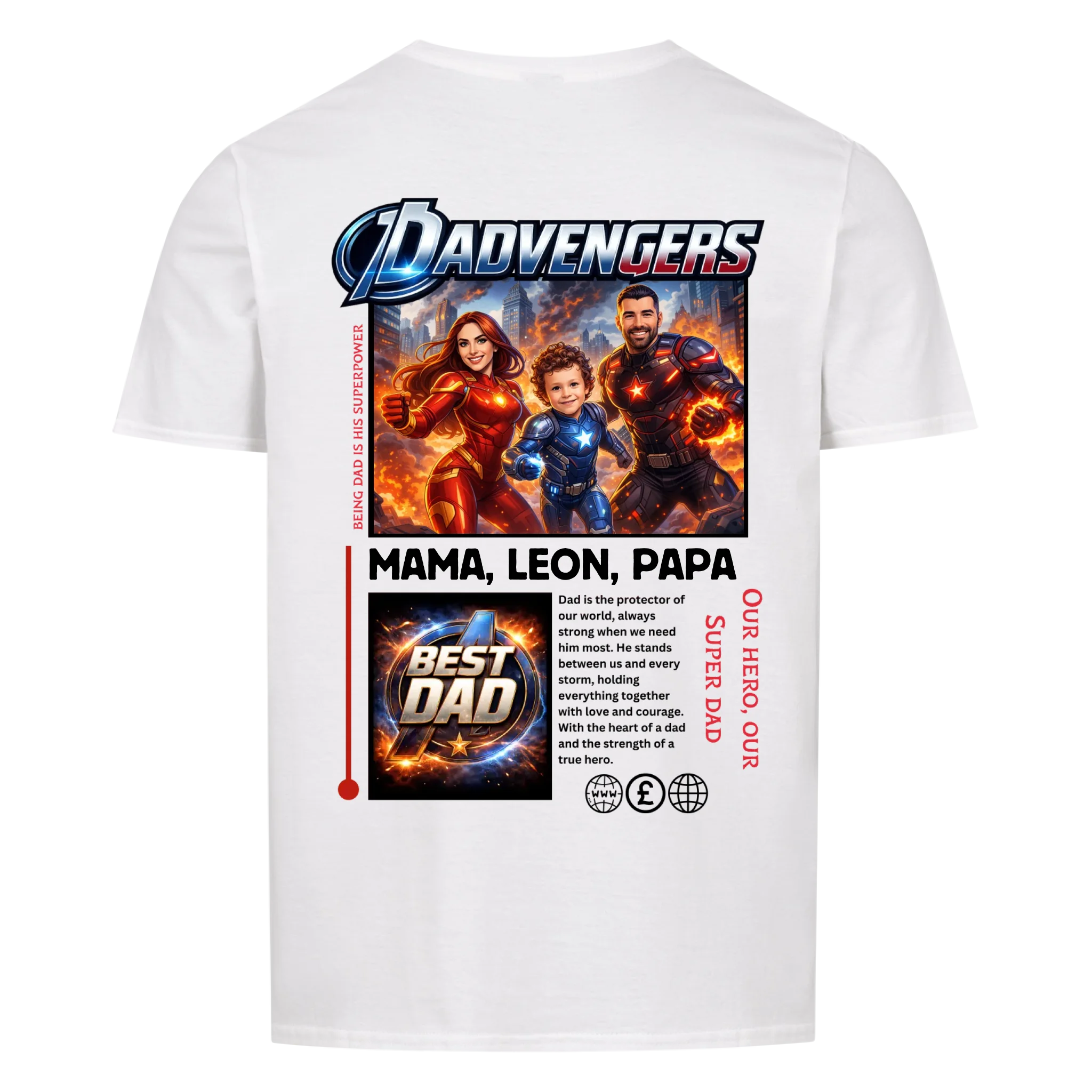 Dadvengers - personalisierbar