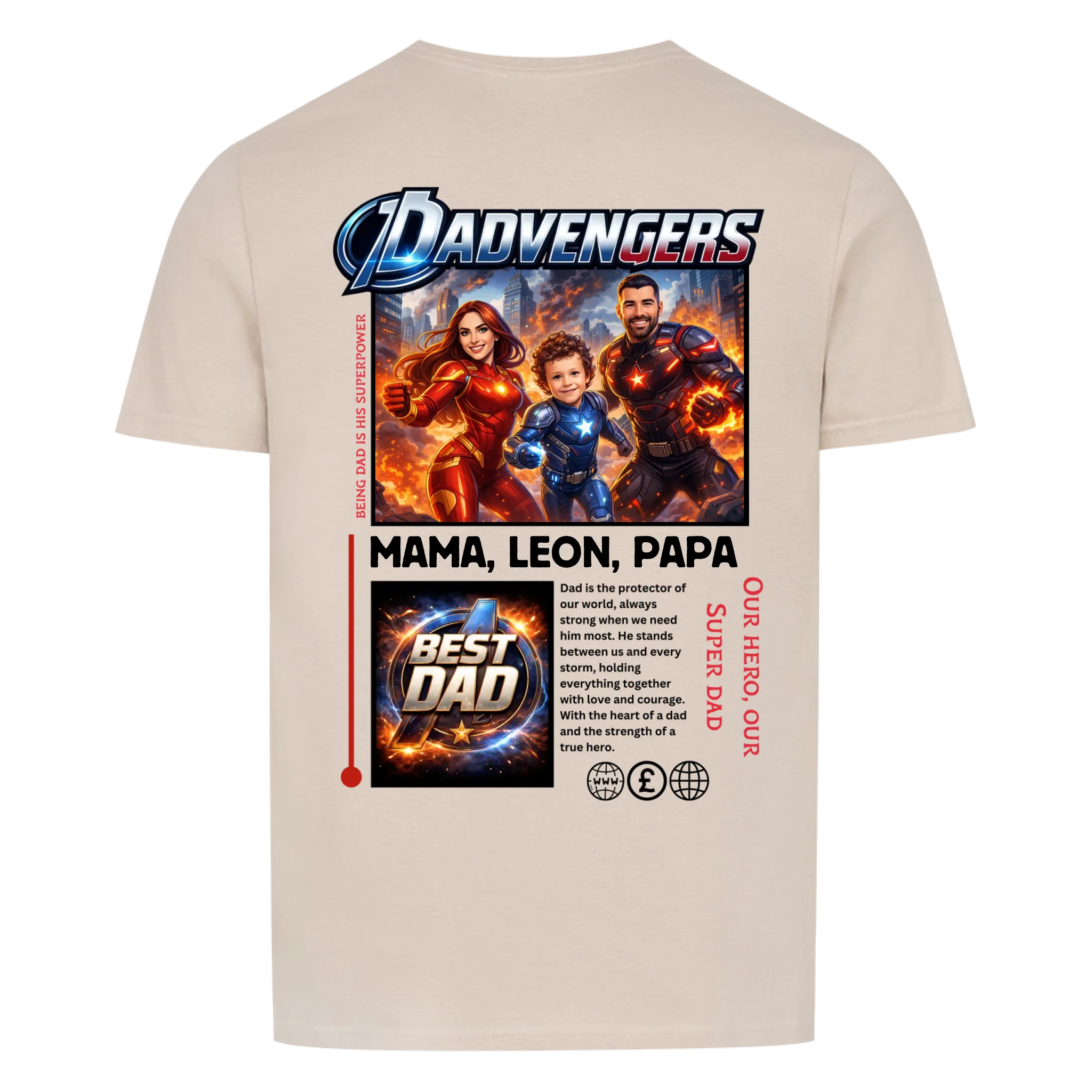 Dadvengers - personalisierbar
