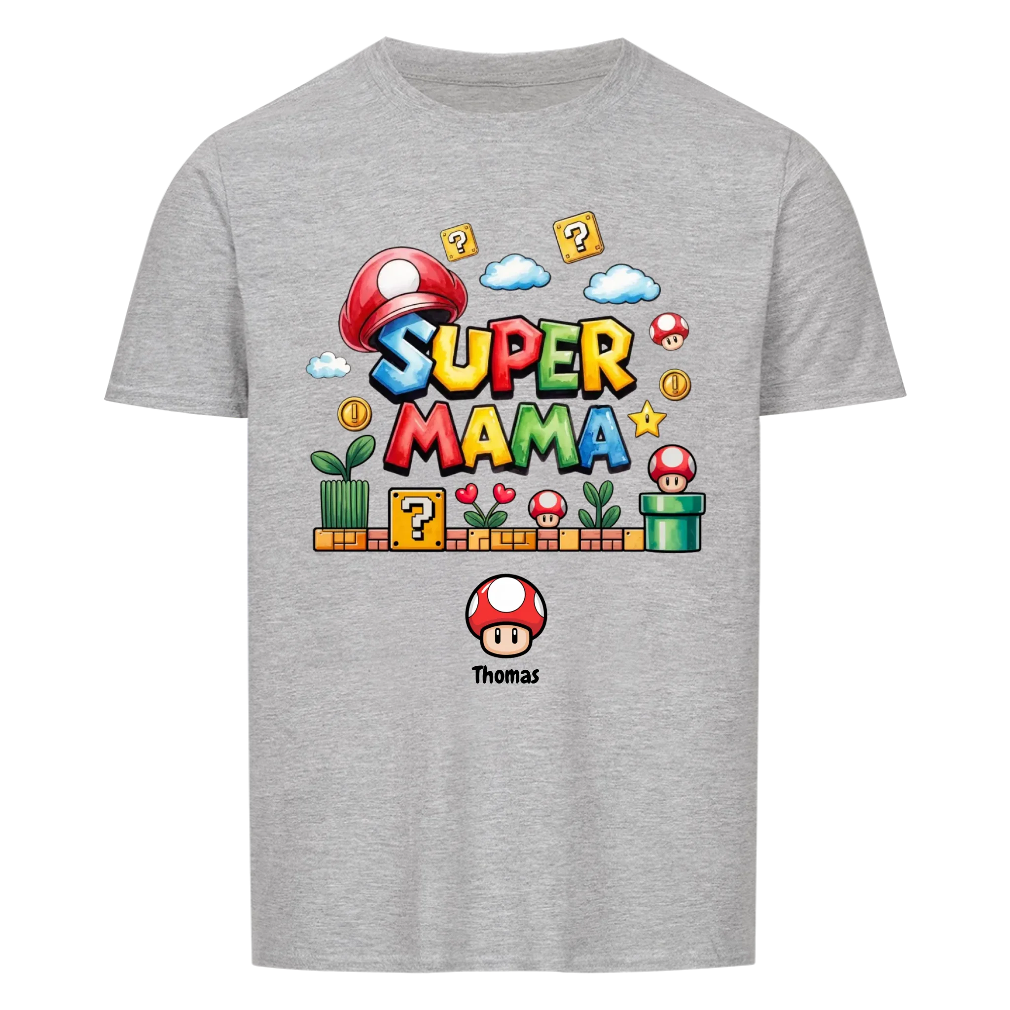 Super Mama x Super Papa - personalisierbar