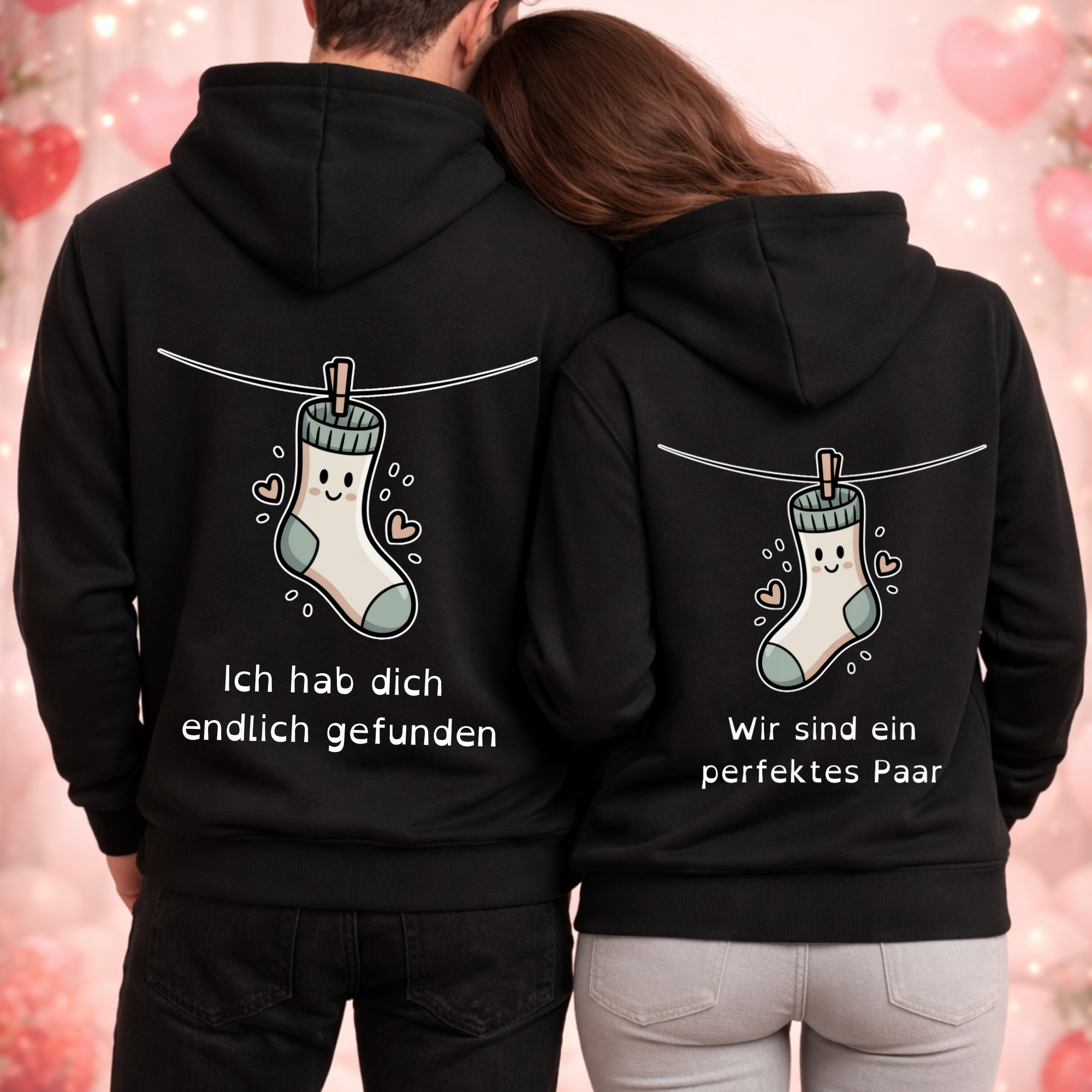Perfektes Paar - Premium Hoodie Bundle für Paare