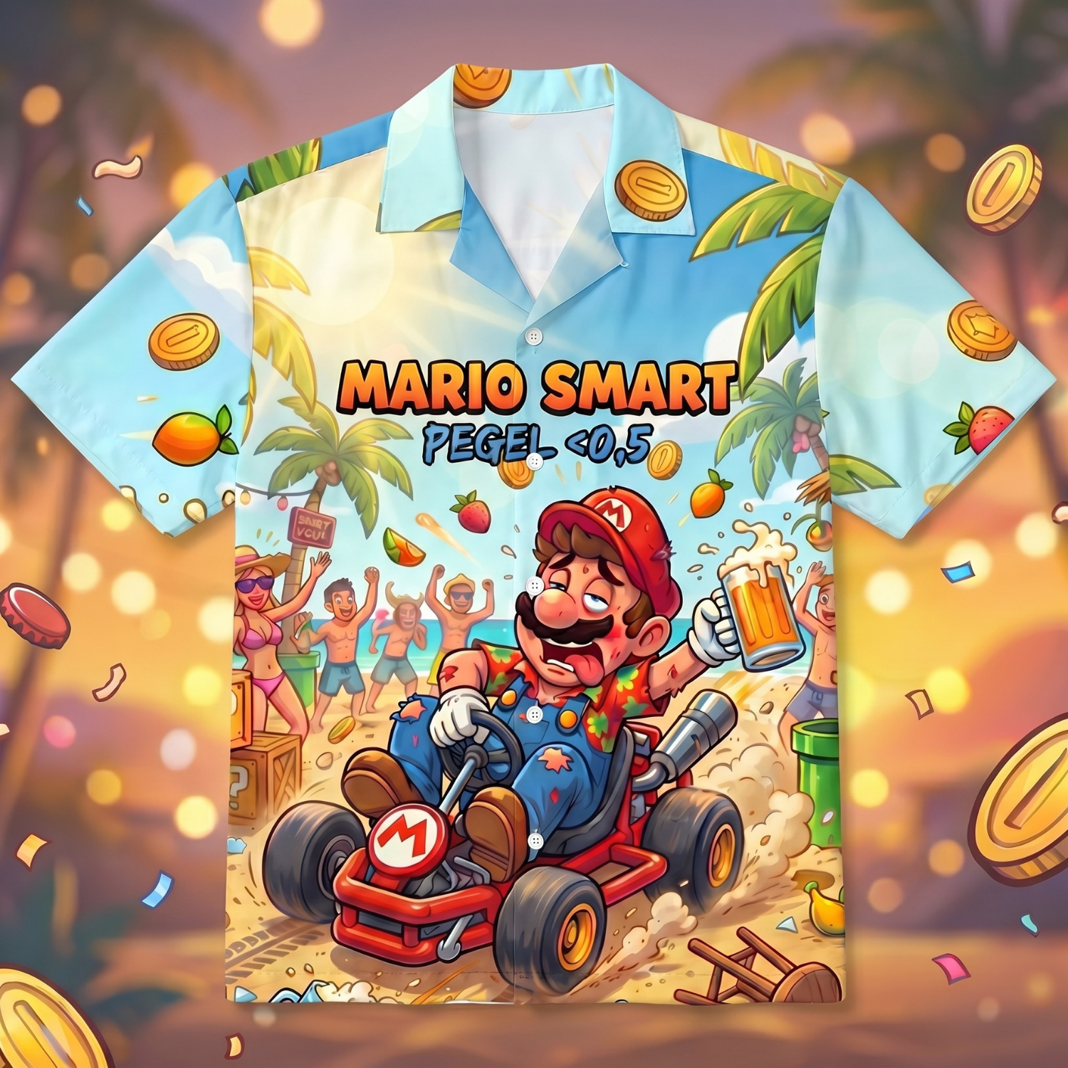 MARIO SMART - Hawaiihemd