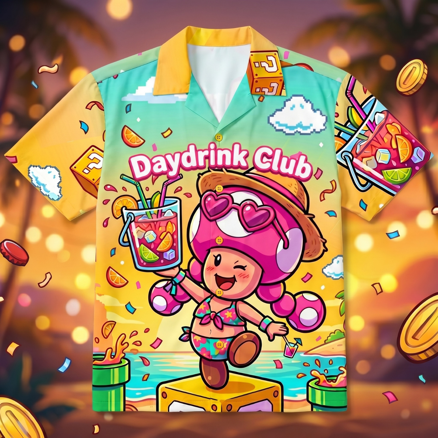 DAYDRINK CLUB - Hawaiihemd