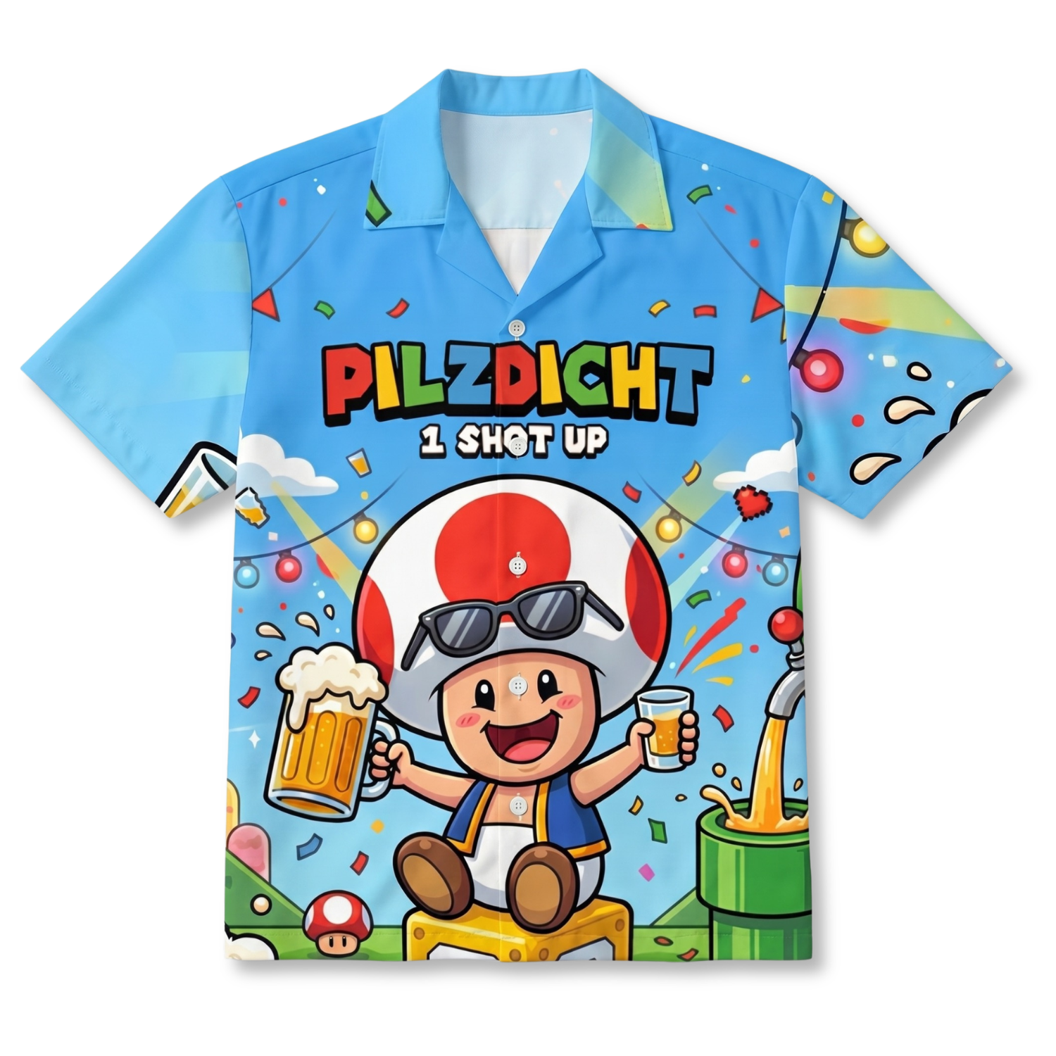 PILZDICHT - Hawaiihemd