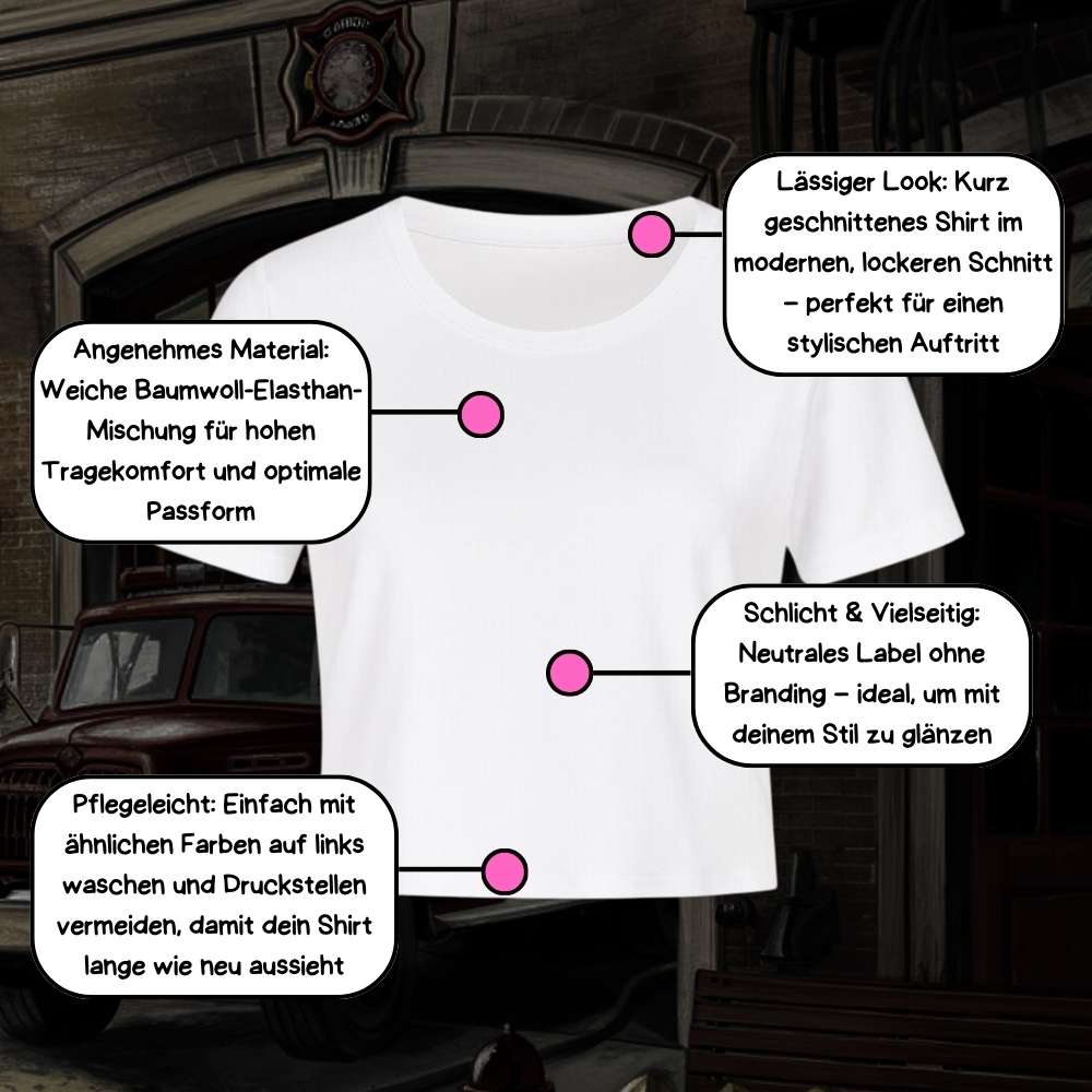 FOR BEGINNERS - <tc>Cropped tee ladies</tc>