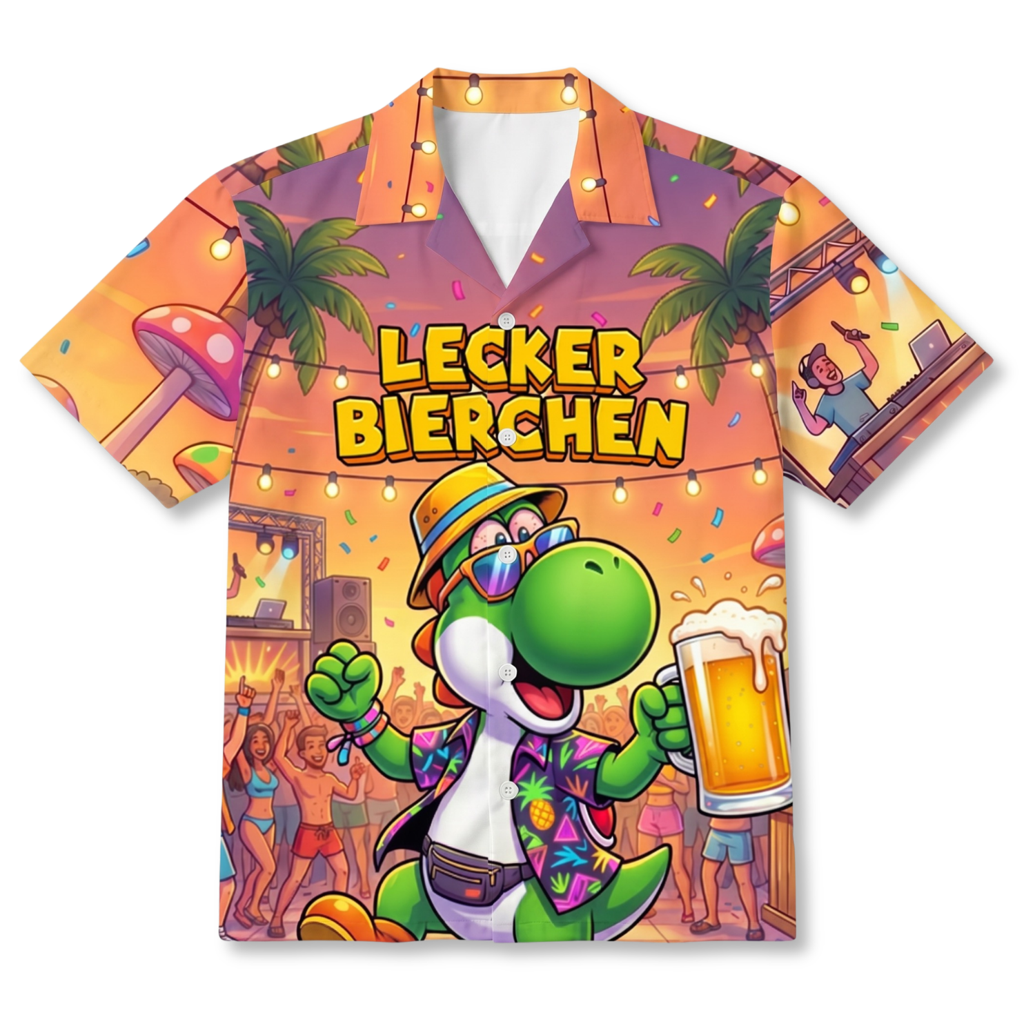 LECKER BIERCHEN - Hawaiihemd