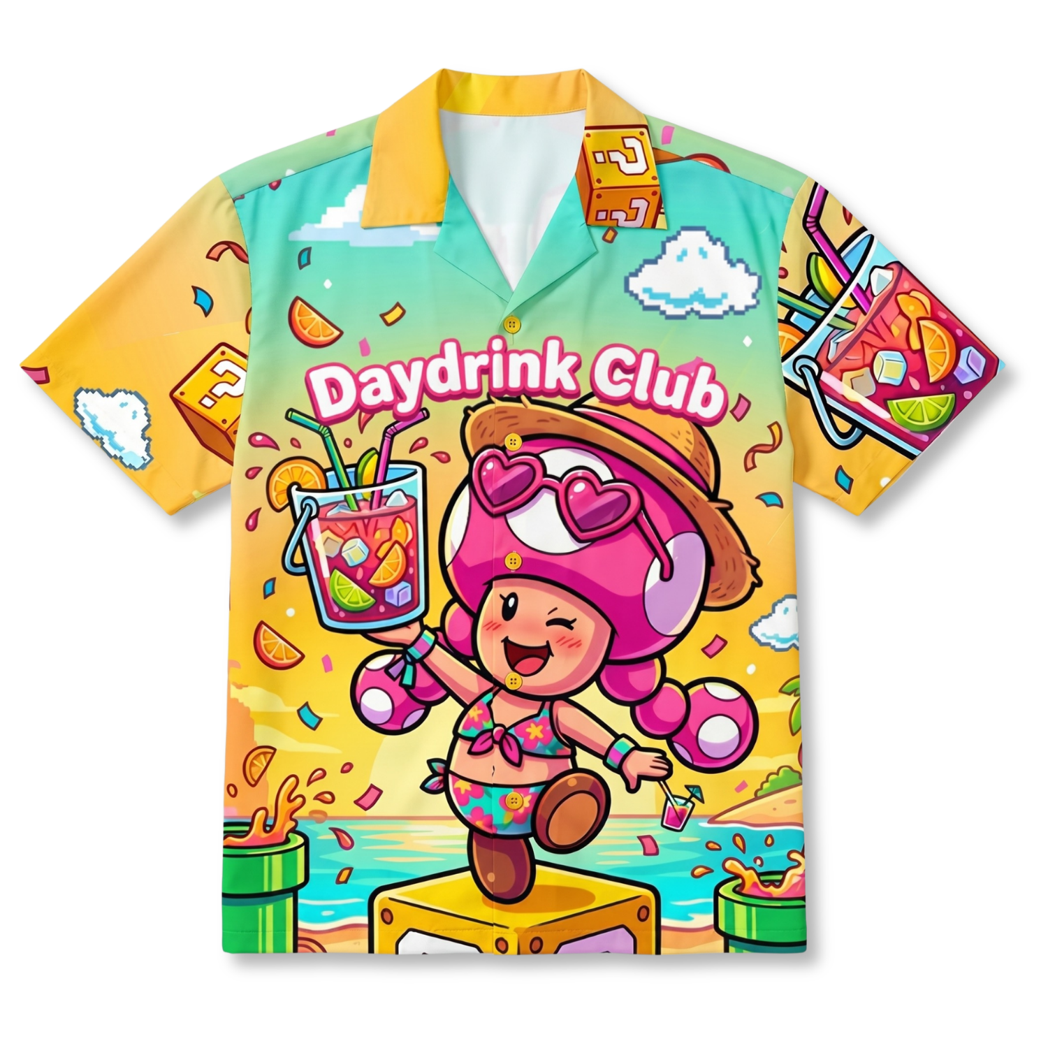 DAYDRINK CLUB - Hawaiihemd