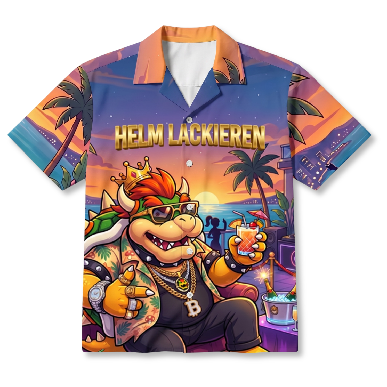 HELM LACKIEREN - Hawaiihemd