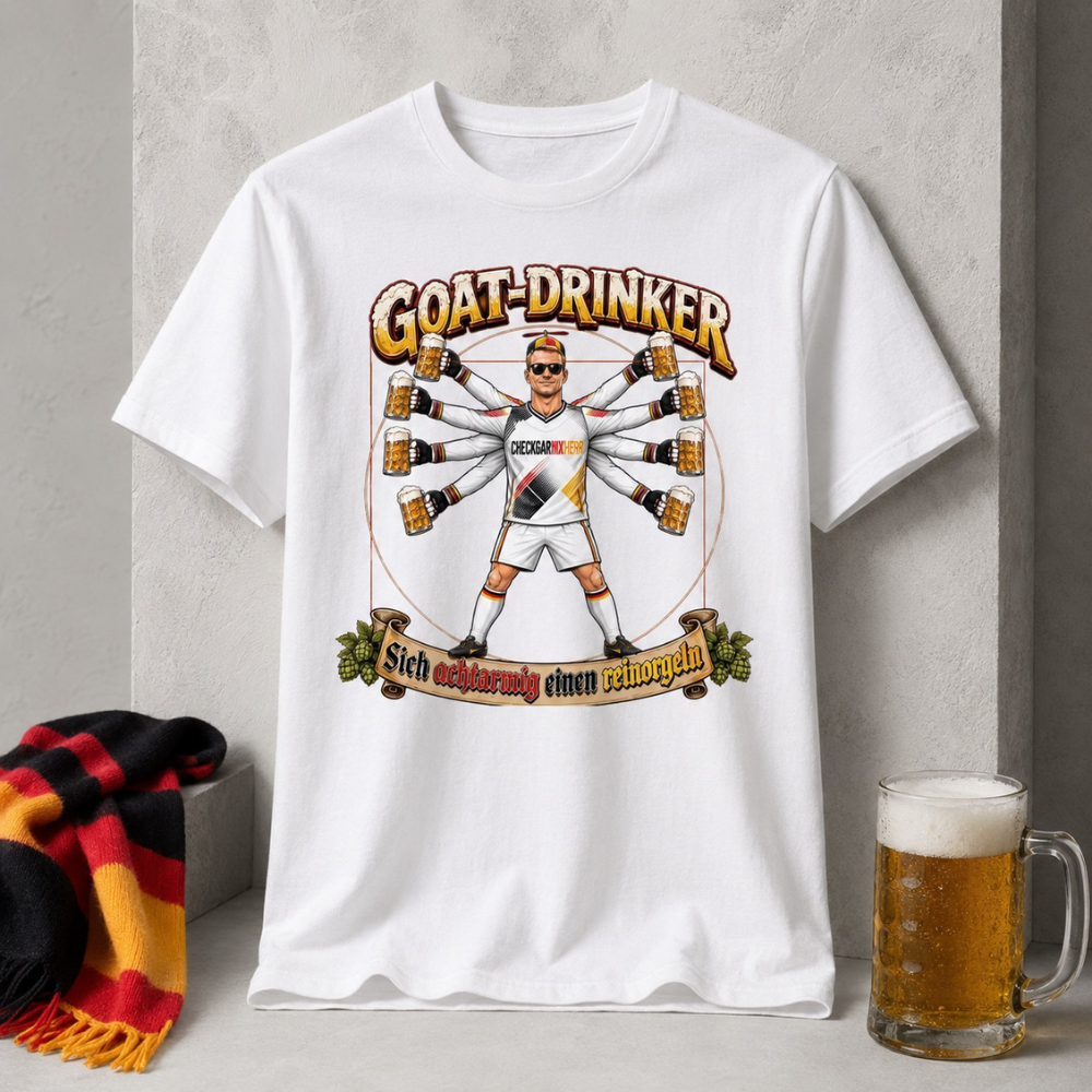 GOAT DRINKER - Premium T-Shirt