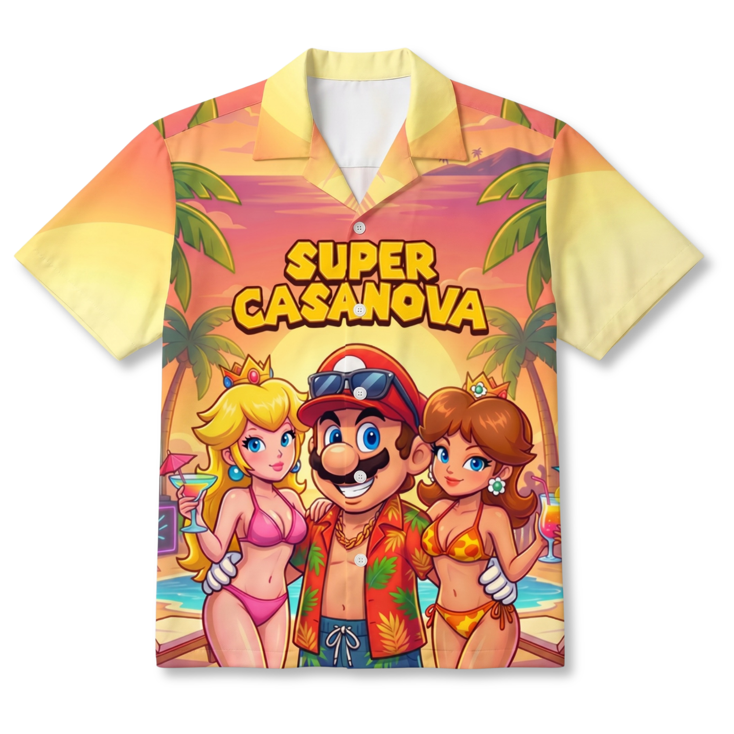SUPER CASANOVA - Hawaiihemd