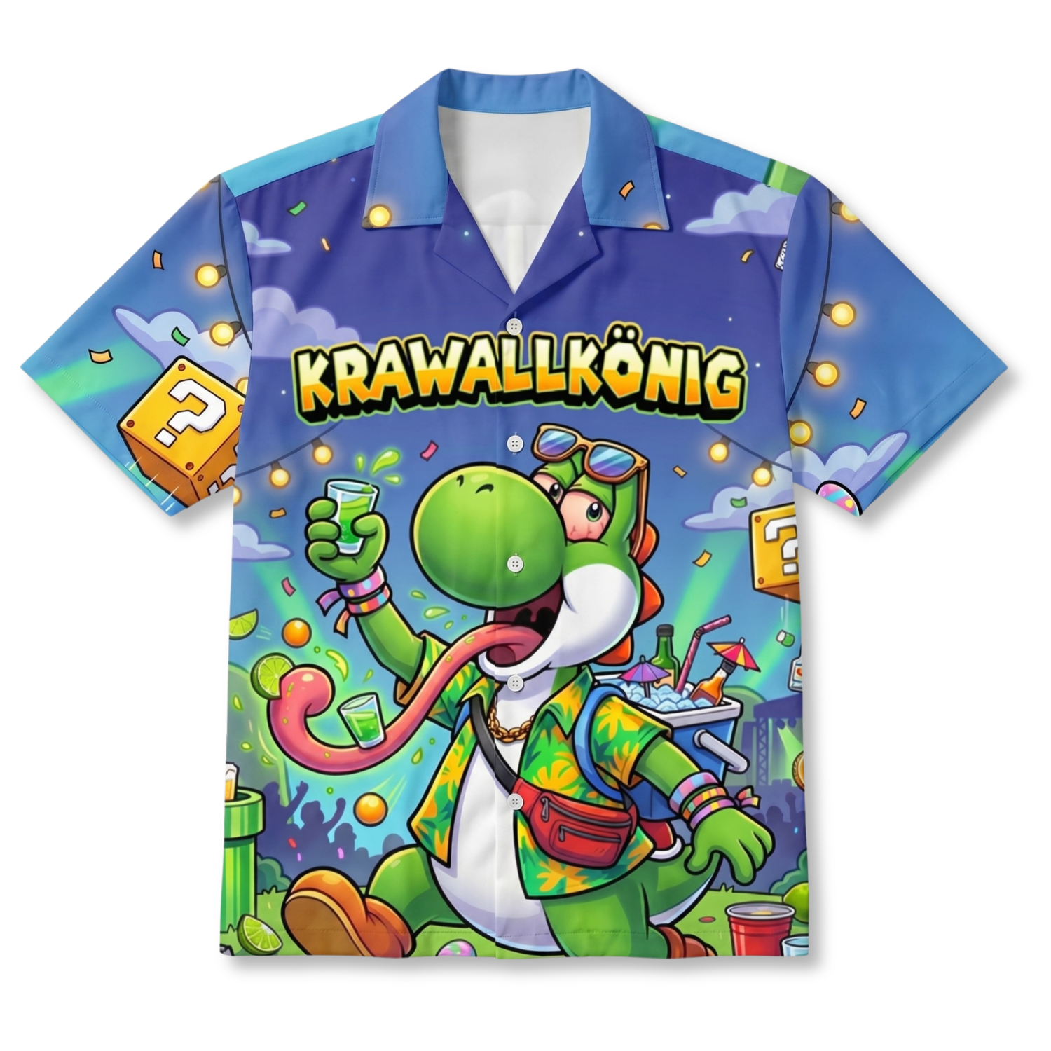 KRAWALLKÖNIG - Hawaiihemd