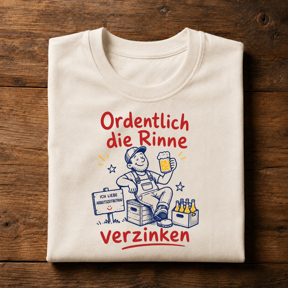 Die Rinne verzinken - Premium Shirt