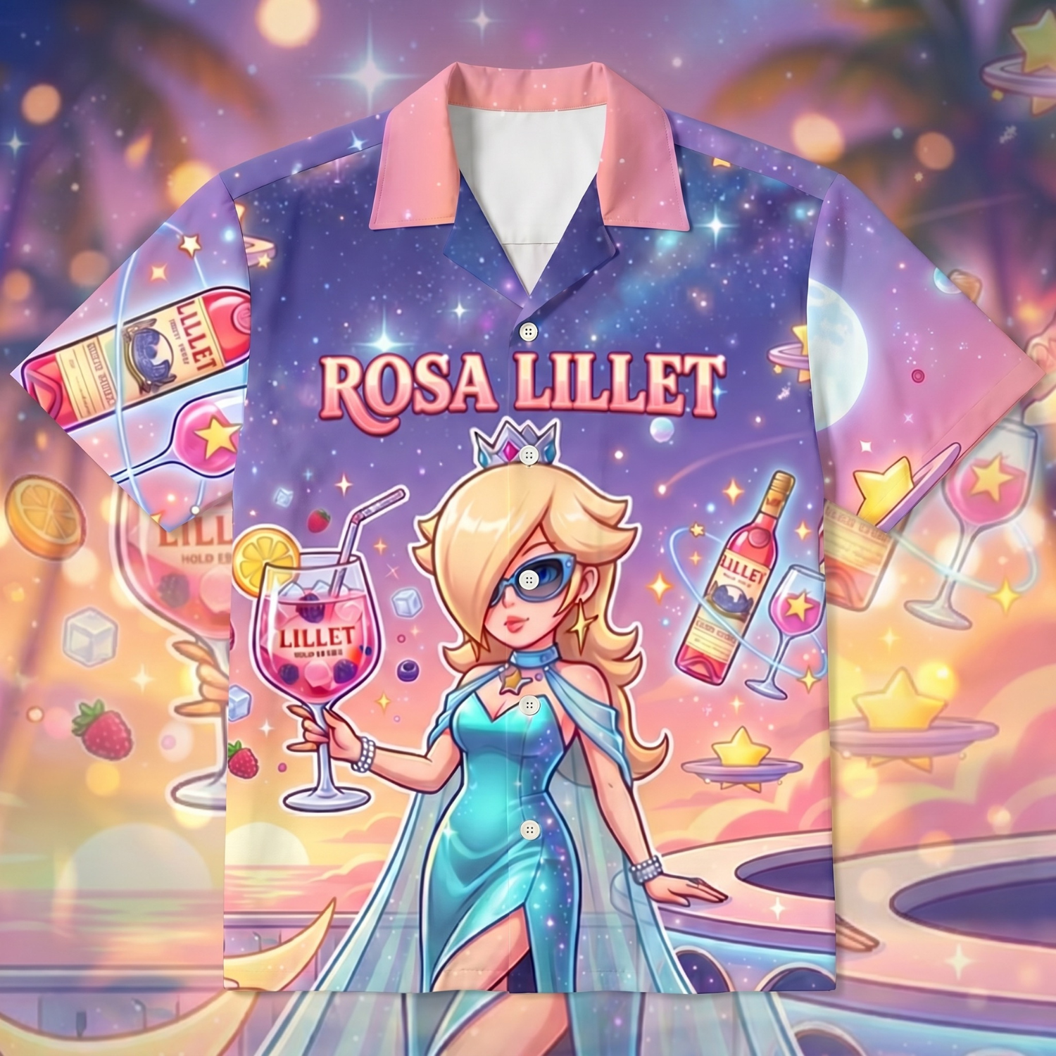 ROSA LILLET - Hawaiihemd