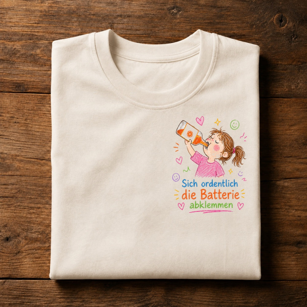 Batterie abklemmen - Premium Shirt