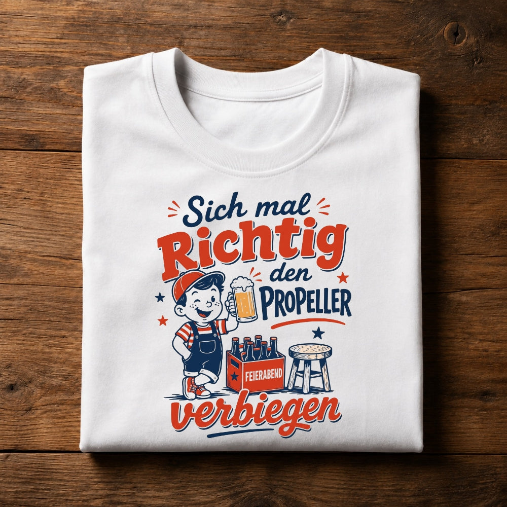 Propeller verbiegen - Premium Shirt