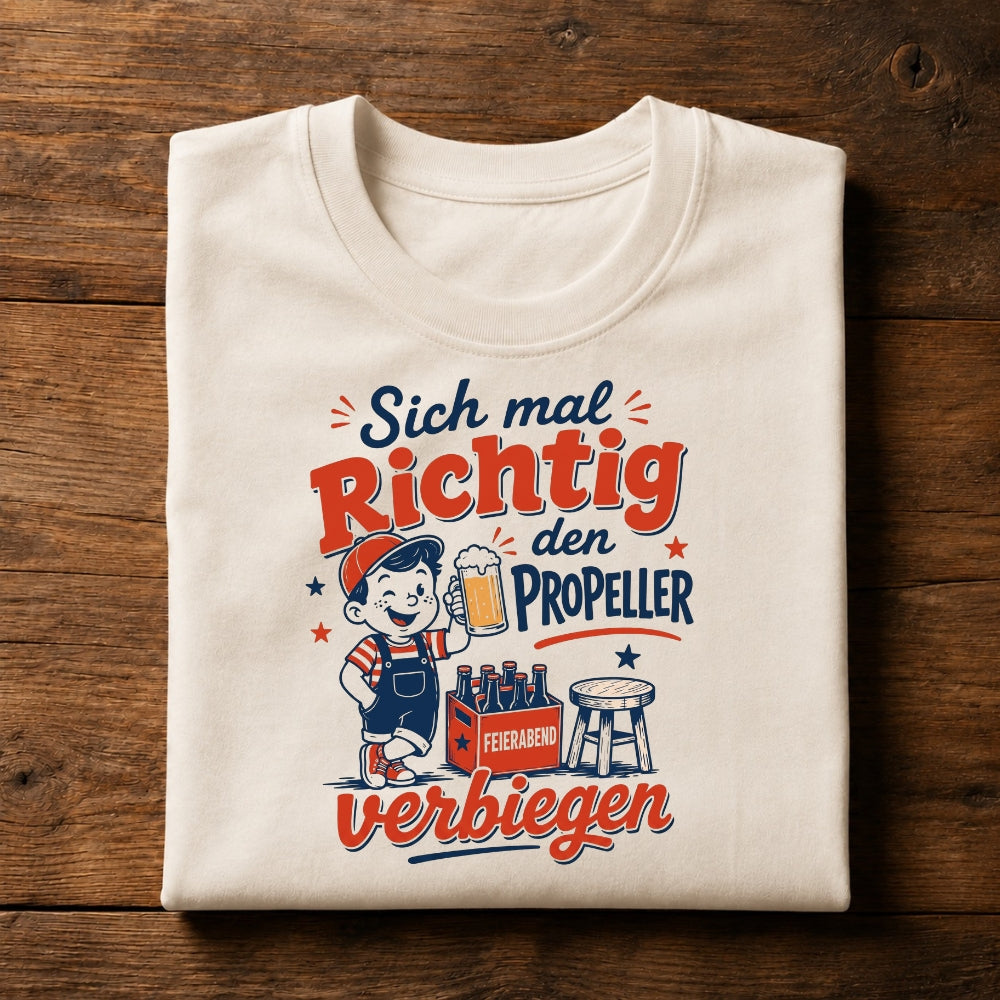 Propeller verbiegen - Premium Shirt