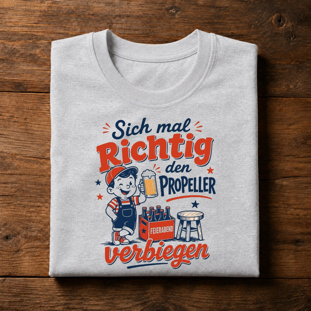 Propeller verbiegen - Premium Shirt