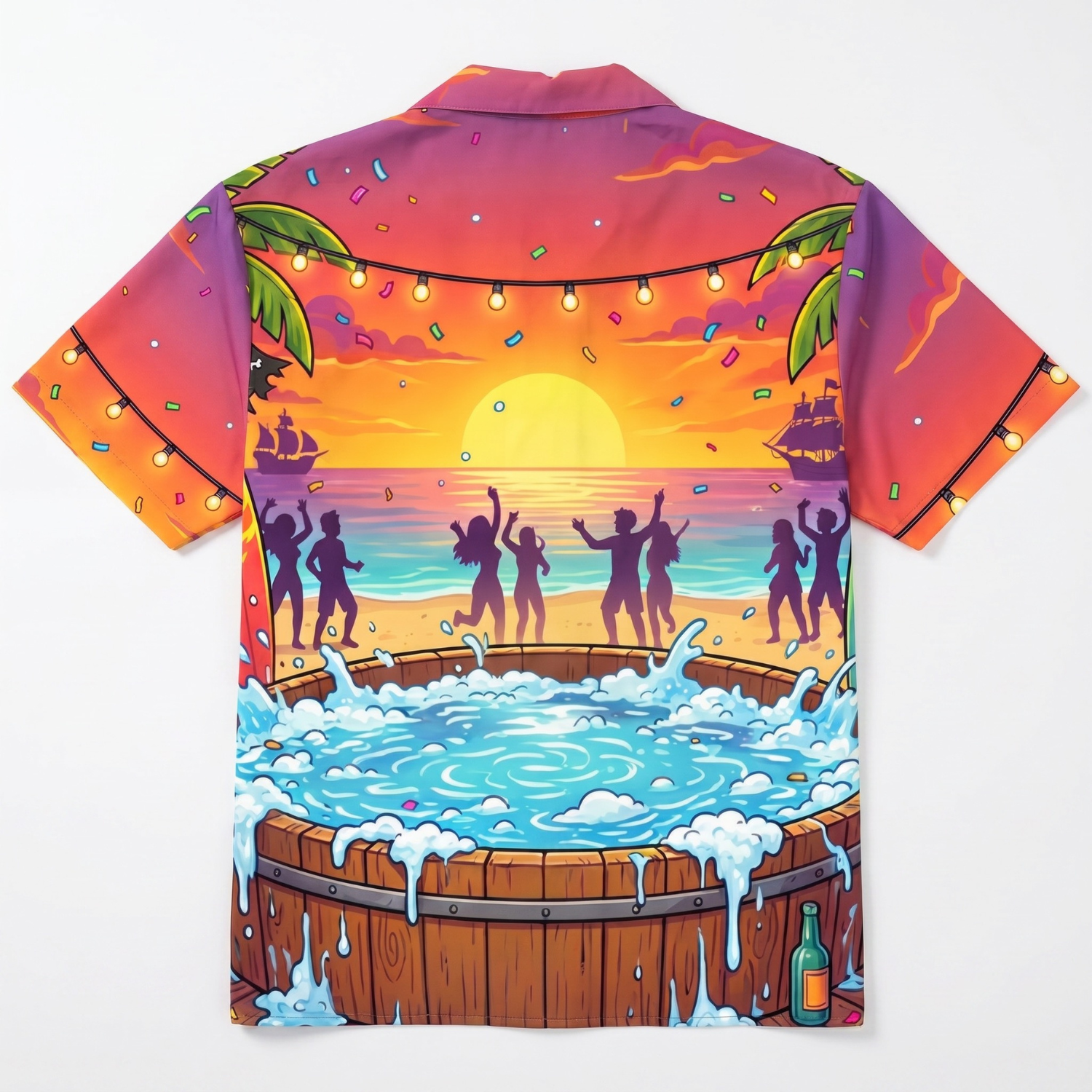 VOLLRAUSCHPIRATEN - Hawaiihemd