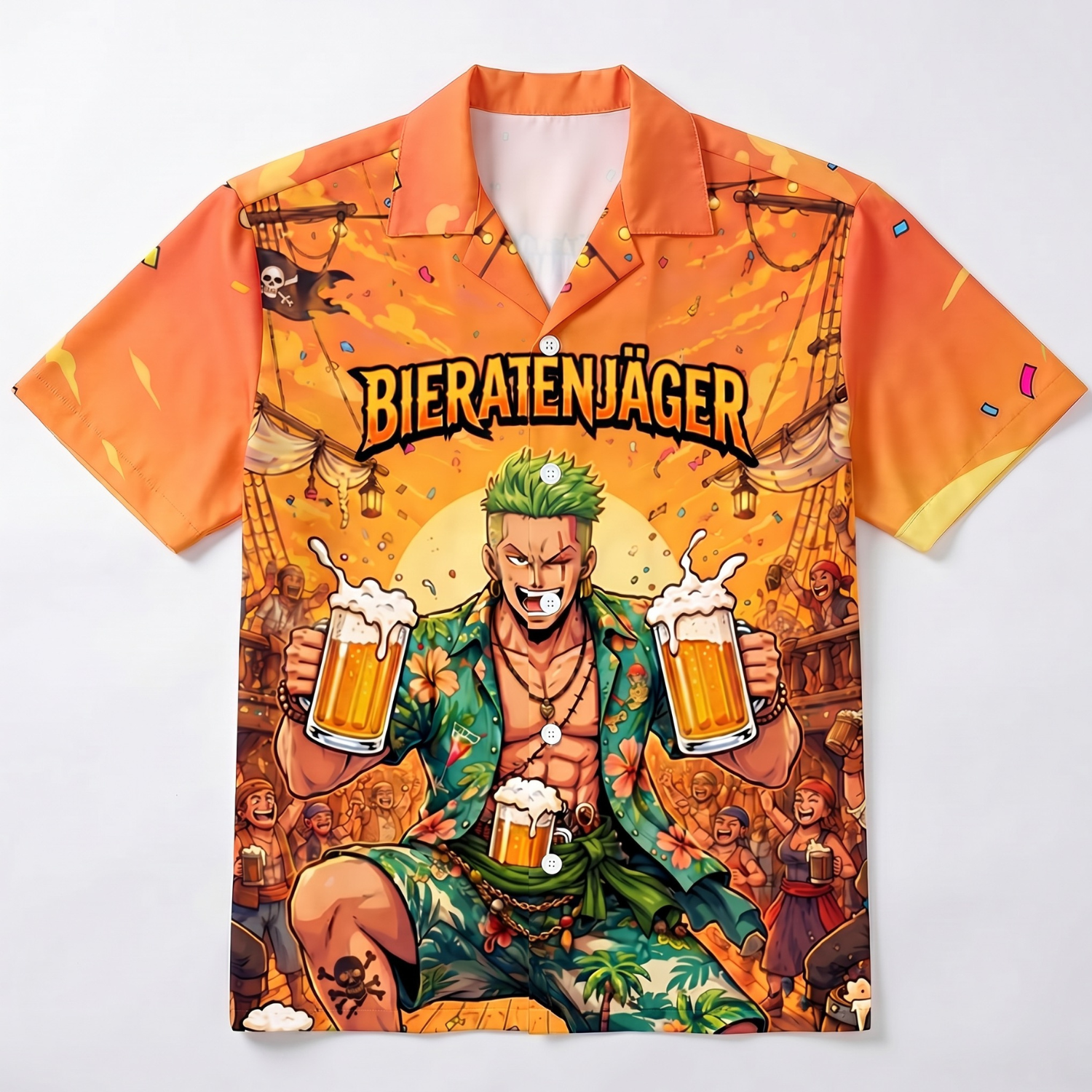 BIERATENJÄGER - Hawaiihemd
