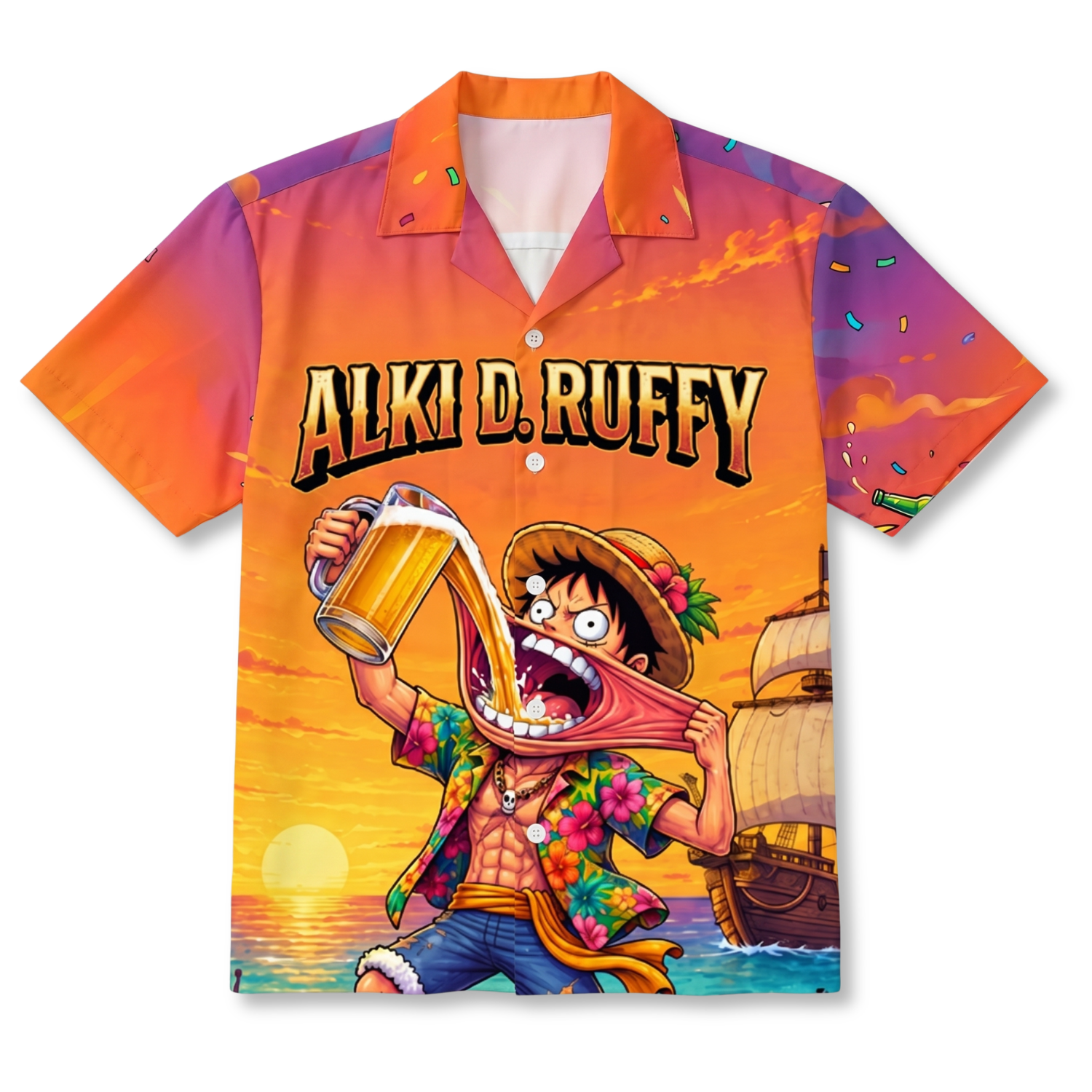 ALKI D. RUFFY - Hawaiihemd
