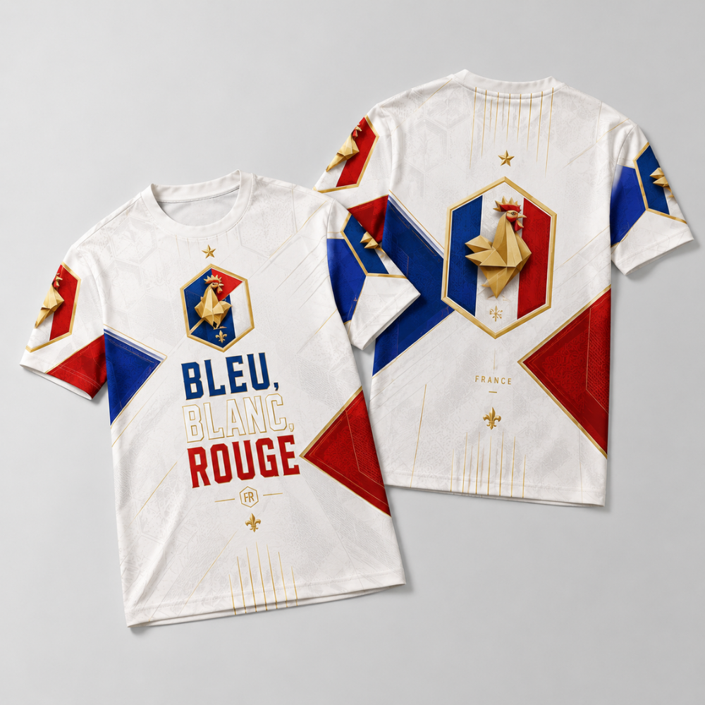 BLEU, BLANC, ROUGE - maillot