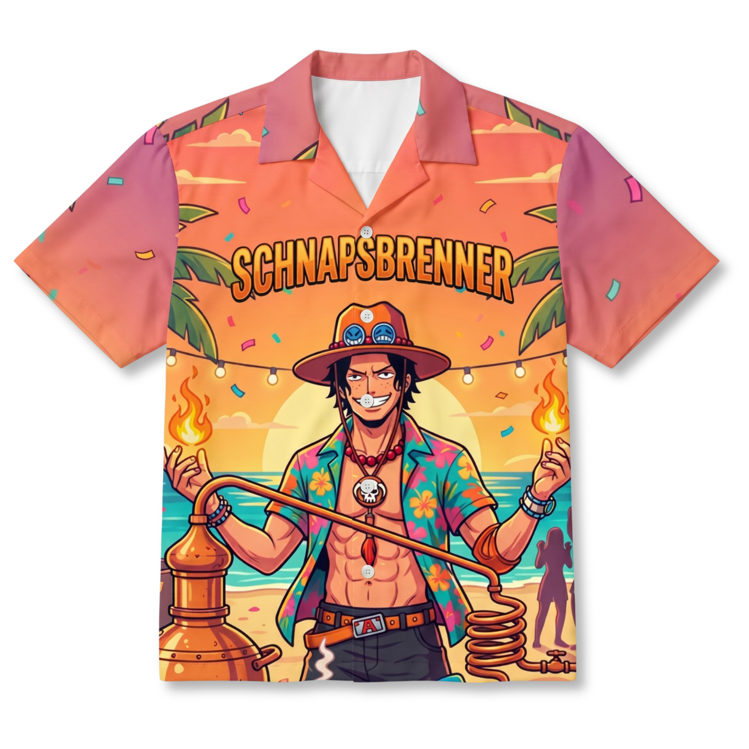 SCHNAPSBRENNER - Hawaiihemd