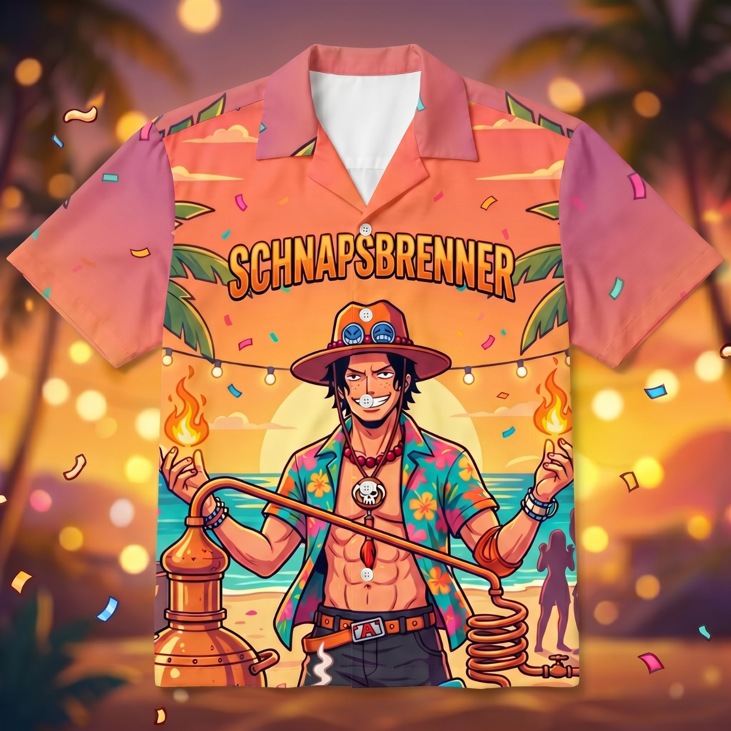 SCHNAPSBRENNER - Hawaiihemd