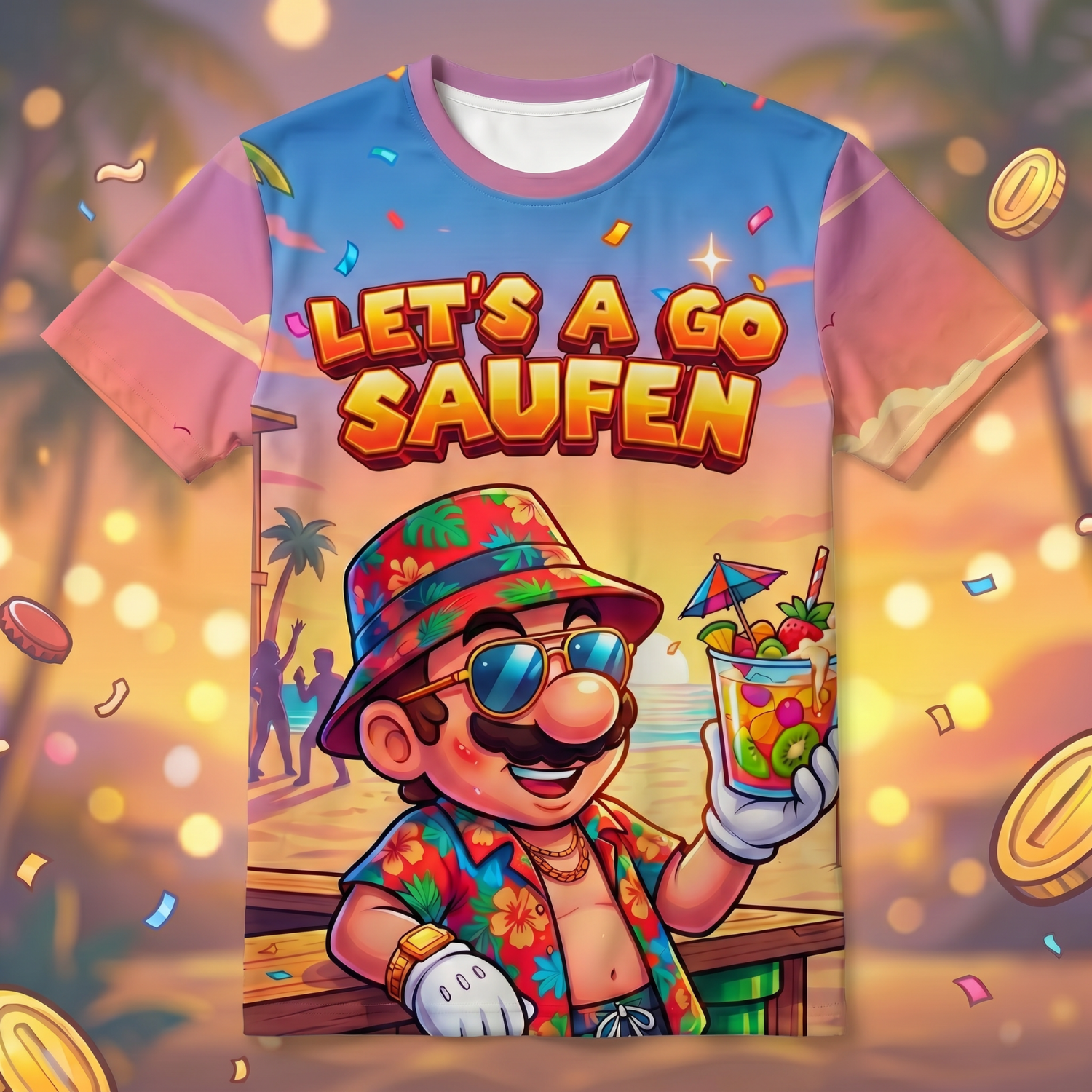 LET'S A GO SAUFEN - Premium Shirt