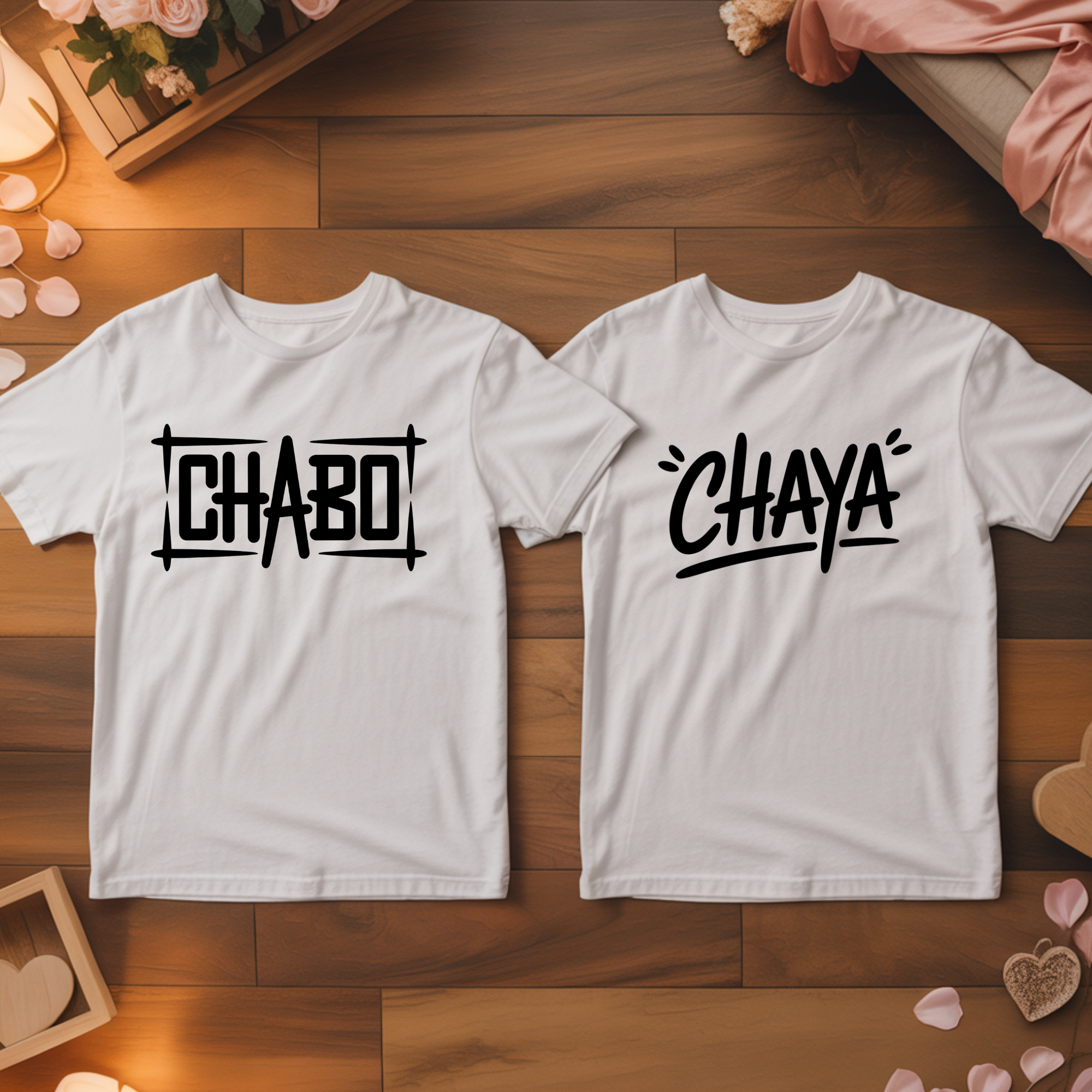Chabo x Chaya - <tc>Premium T-shirt</tc> Bundle for couples