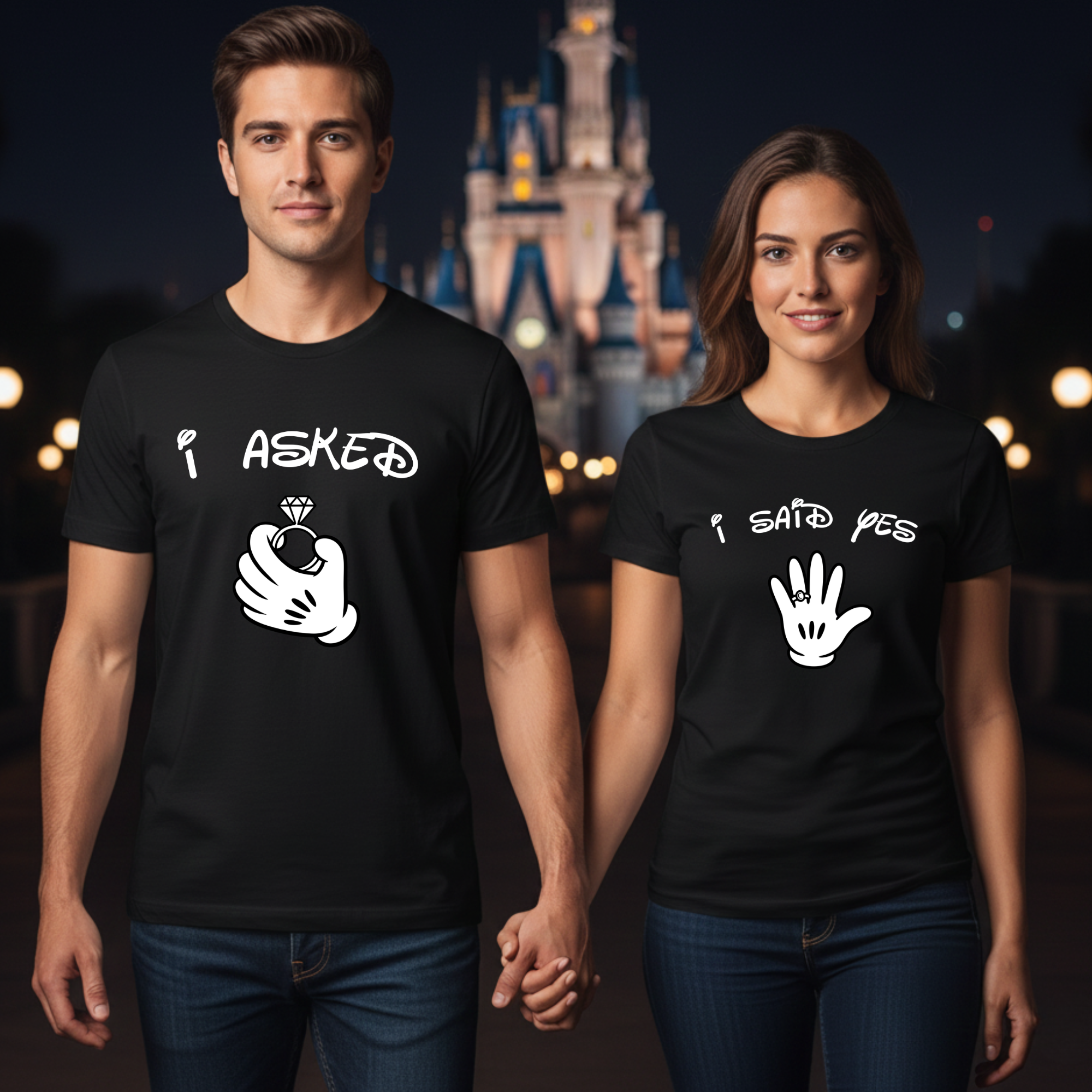 Said yes - <tc>Premium T-shirt</tc> Bundle for couples