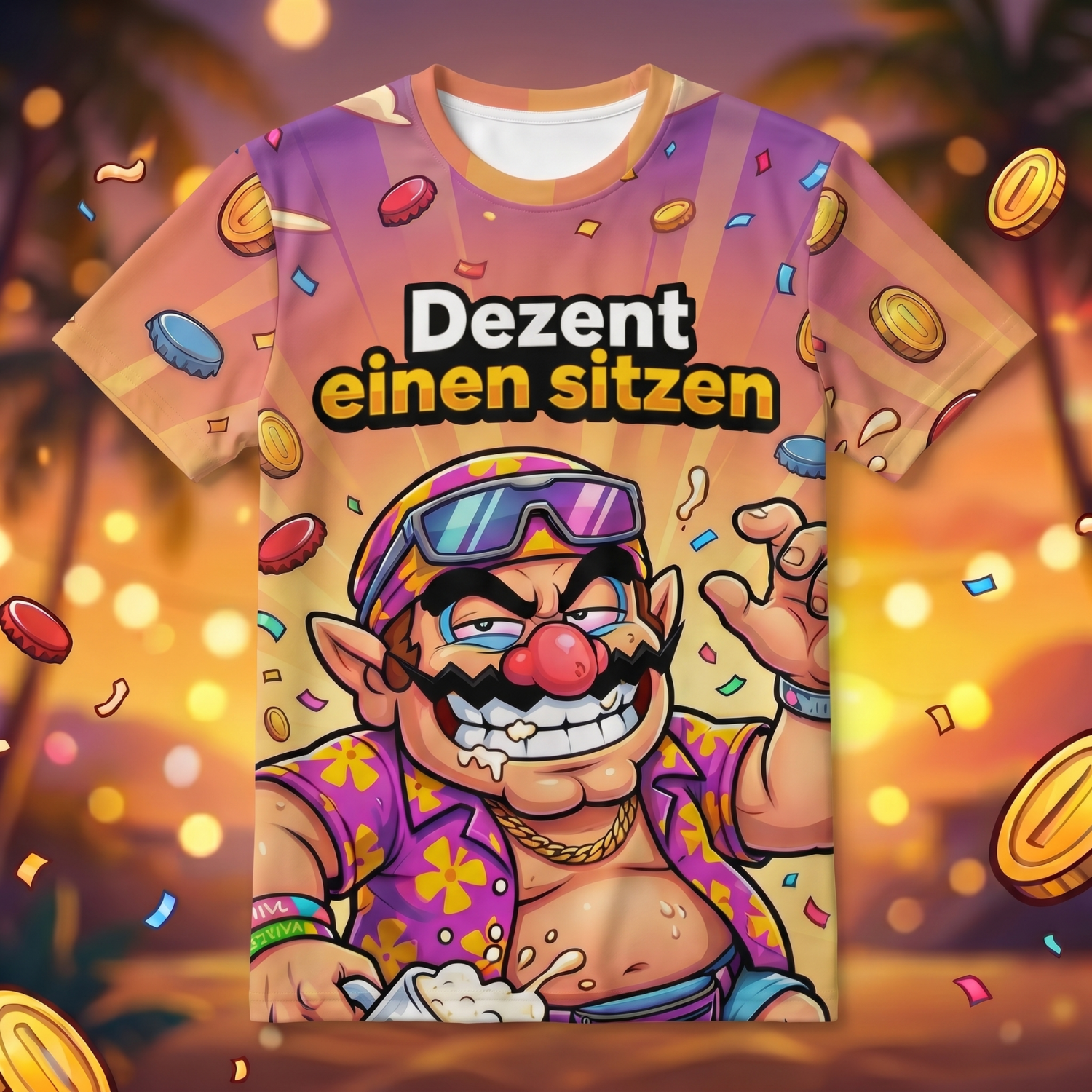 DEZENT EINEN SITZEN - Premium Shirt