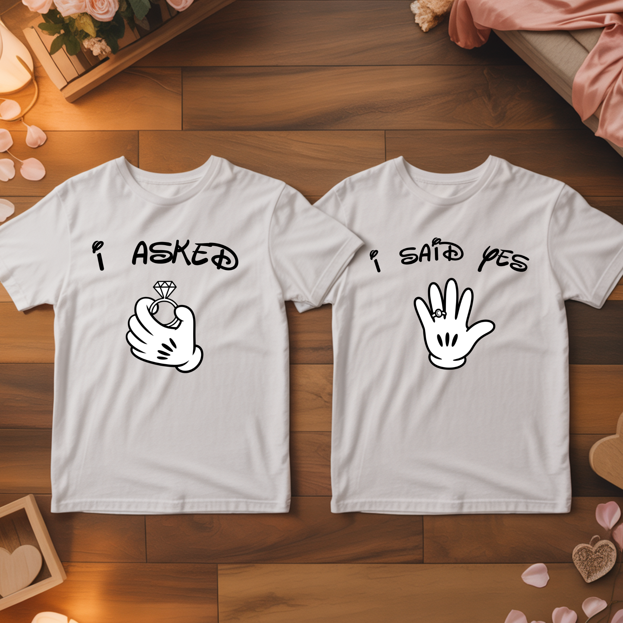 Said yes - <tc>Premium T-shirt</tc> Bundle for couples