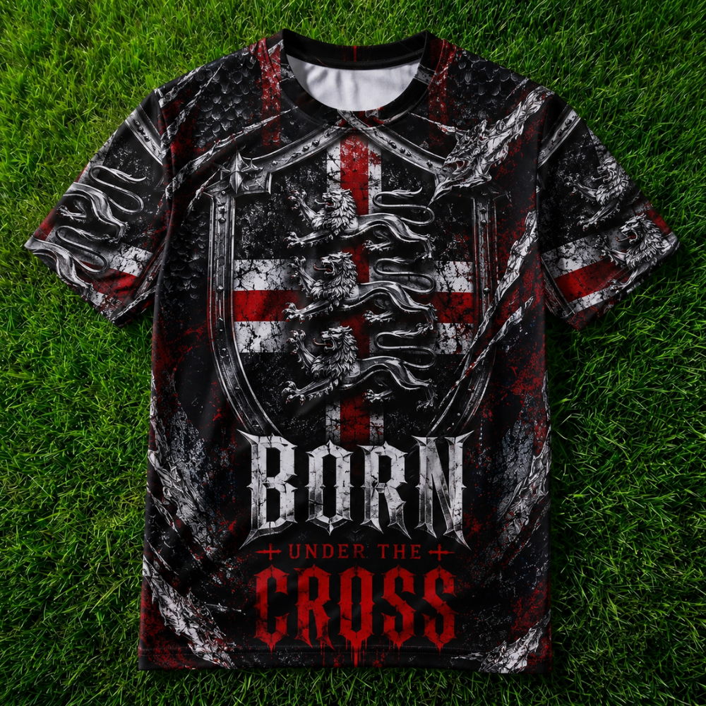 BORN UNDER THE CROSS - shirt