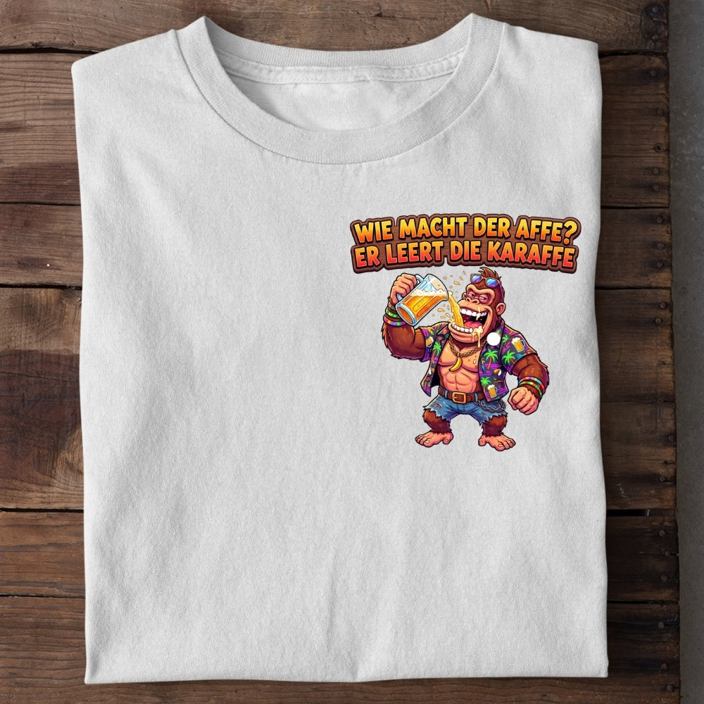 WIE MACHT DER AFFE - Premium Shirt