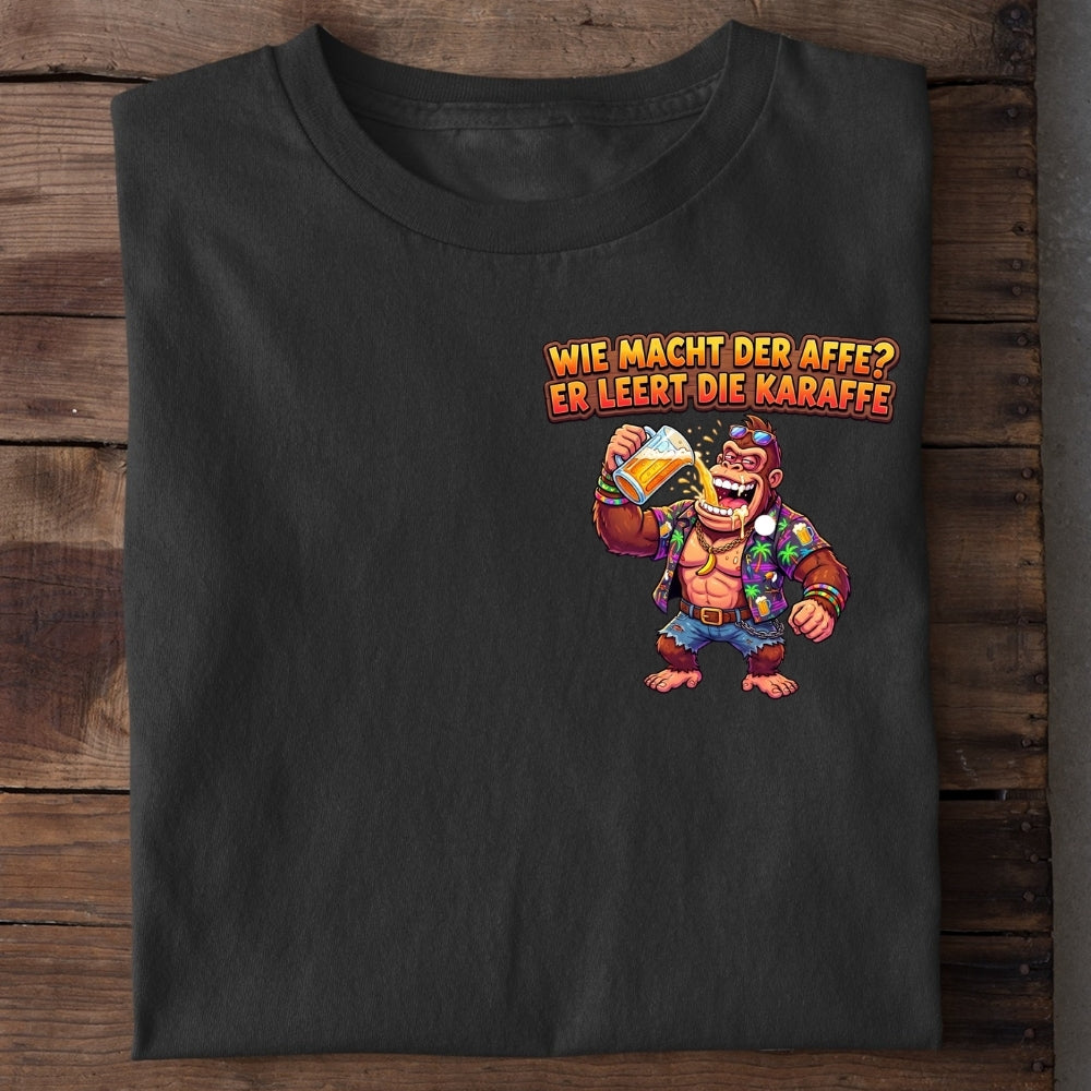 WIE MACHT DER AFFE - Premium Shirt