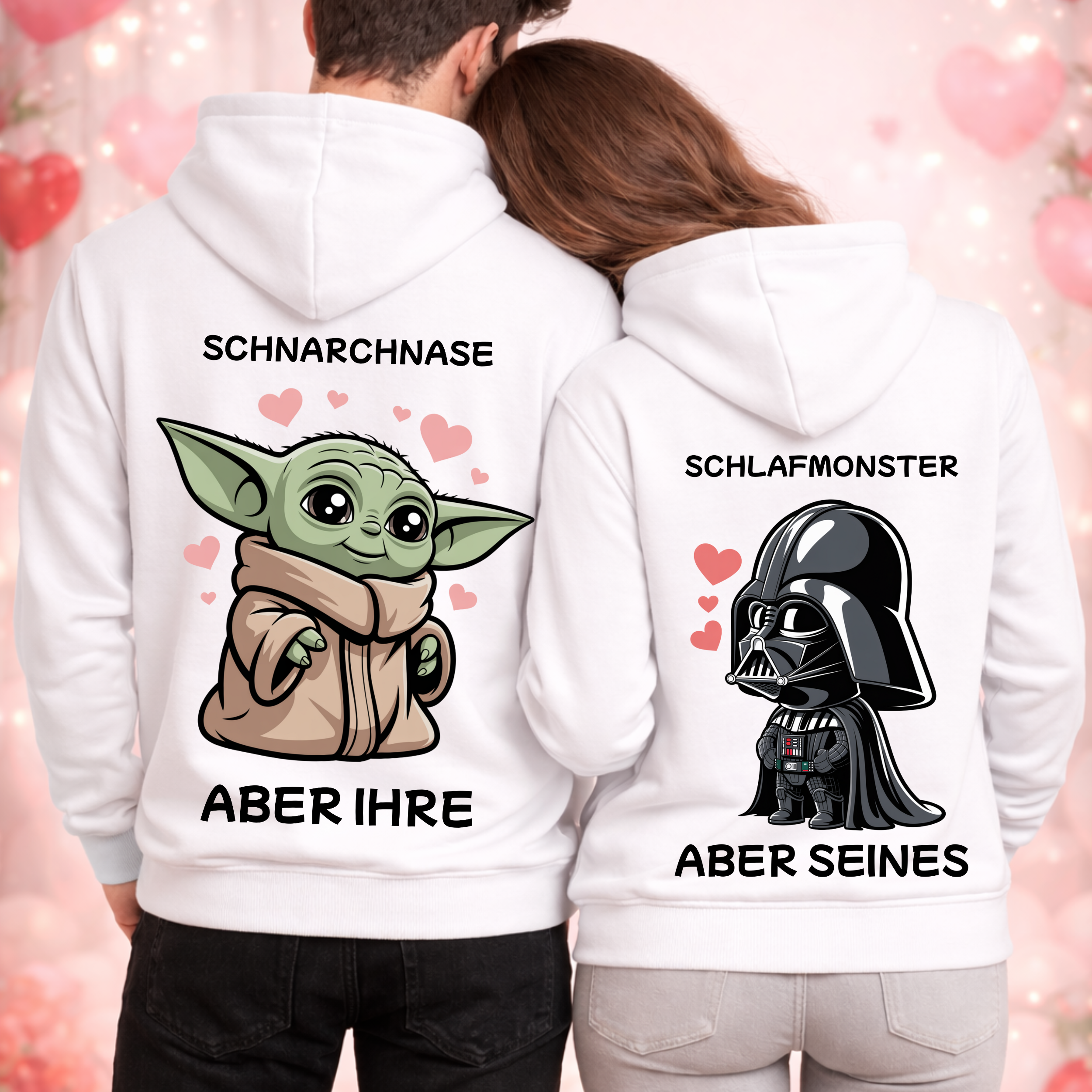 Schnarchnase x Schlafmonster - Premium Hoodie Bundle für Paare