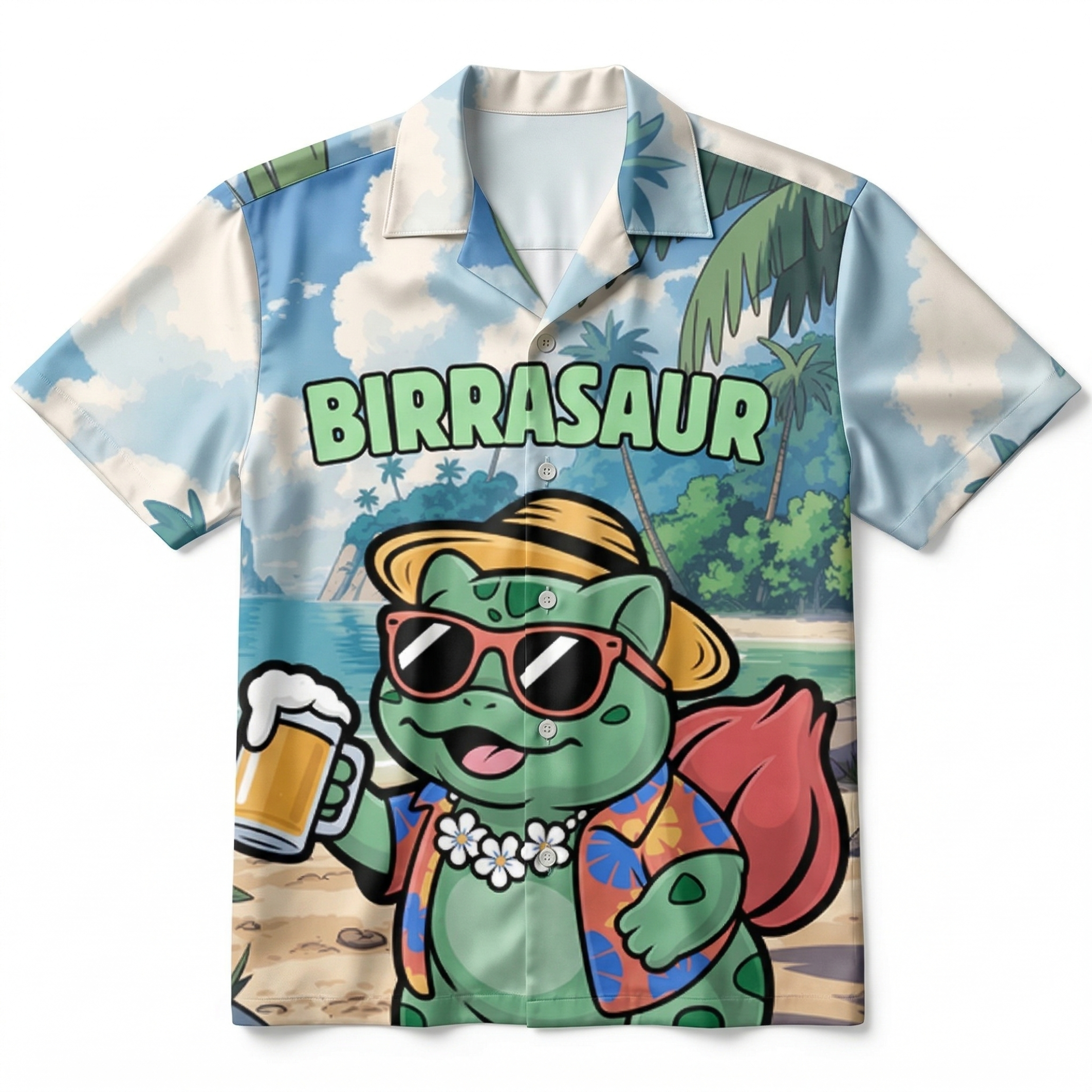 BIRRASAUR - Hawaiian Shirt