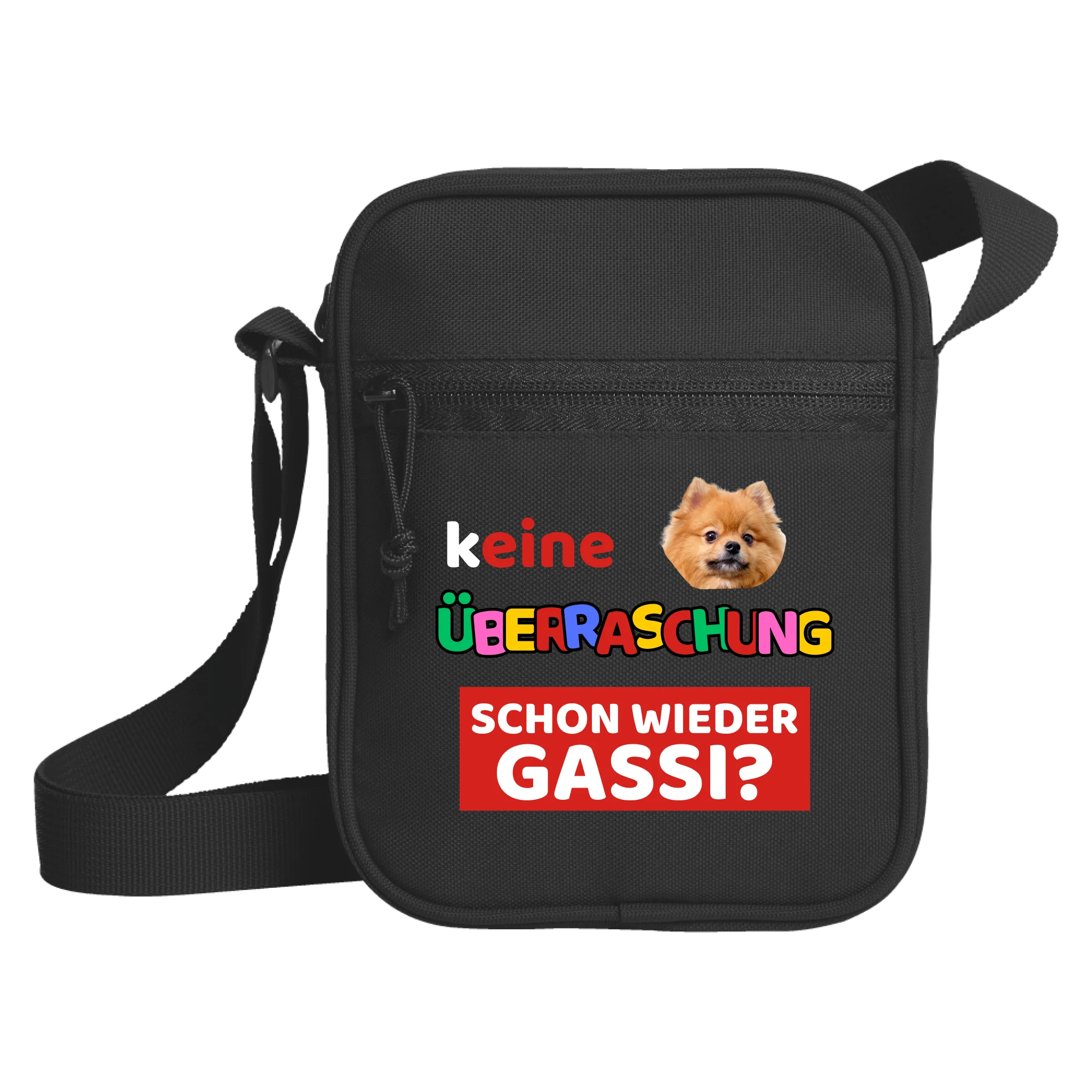 Keine Überraschung - Gassi Tasche personalisierbar