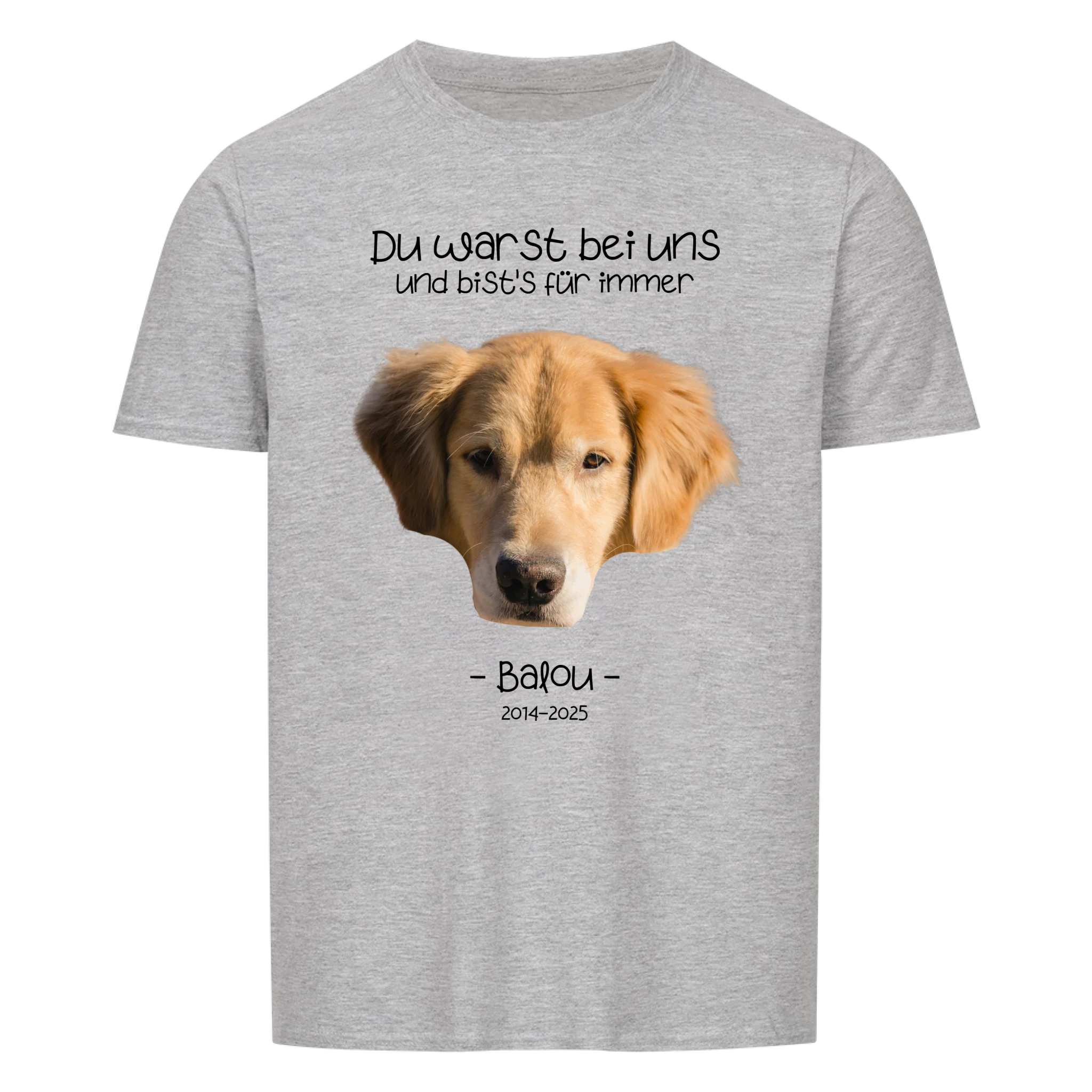 Du warst bei uns - Shirt personalisierbar