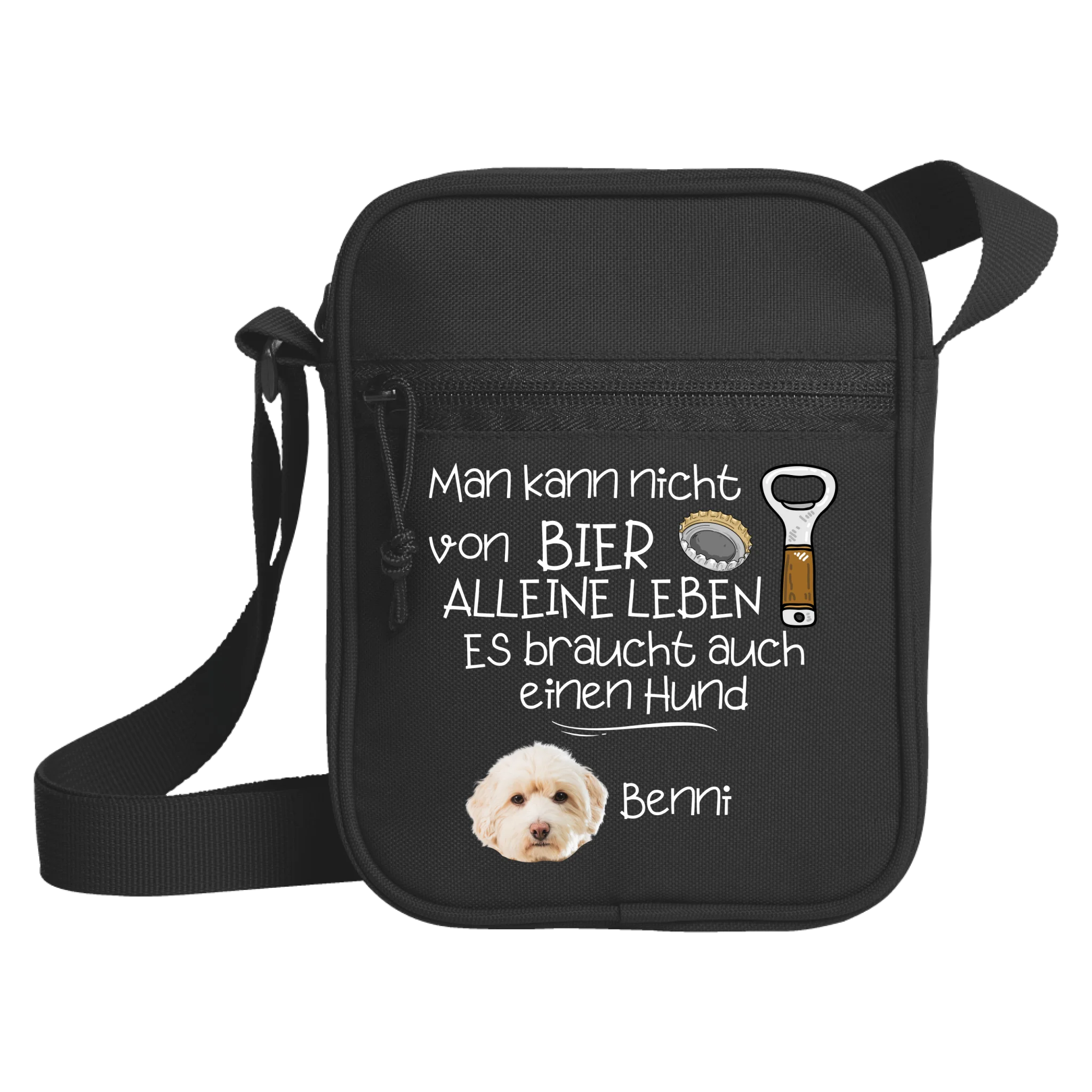 Bier - Gassi Tasche personalisierbar