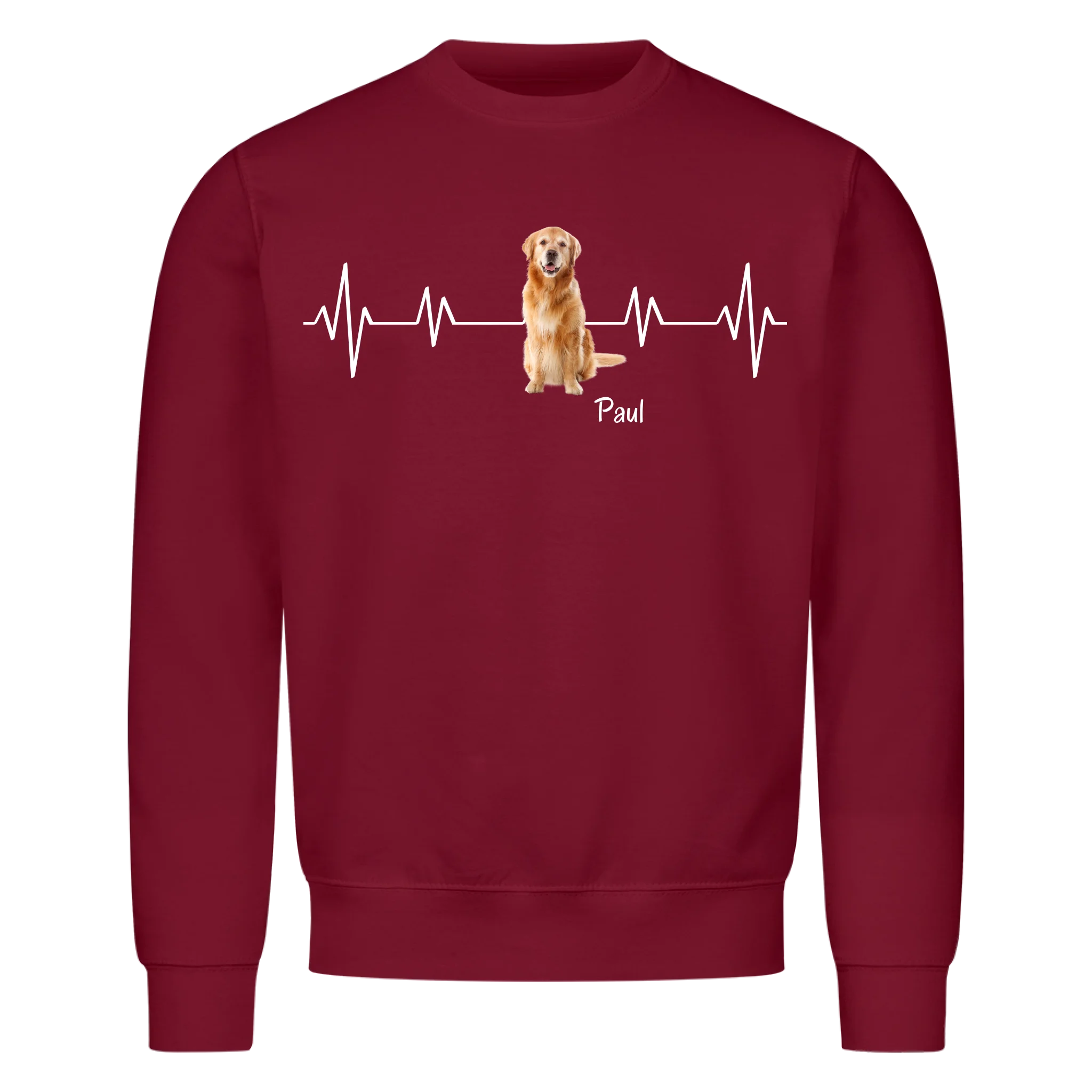 Herzschlag - Shirt personalisierbar