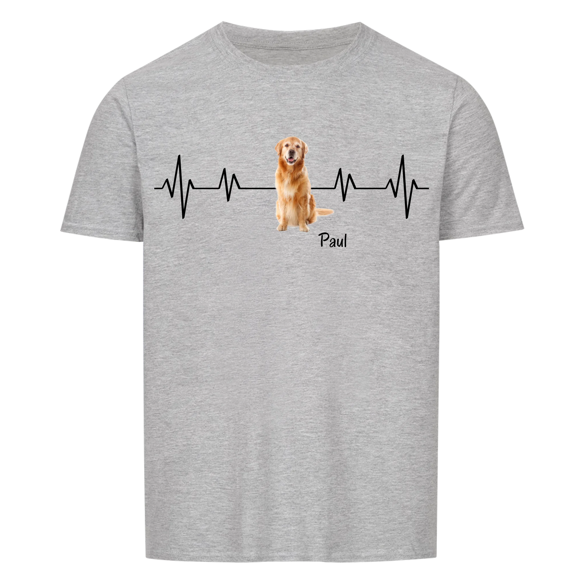 Herzschlag - Shirt personalisierbar
