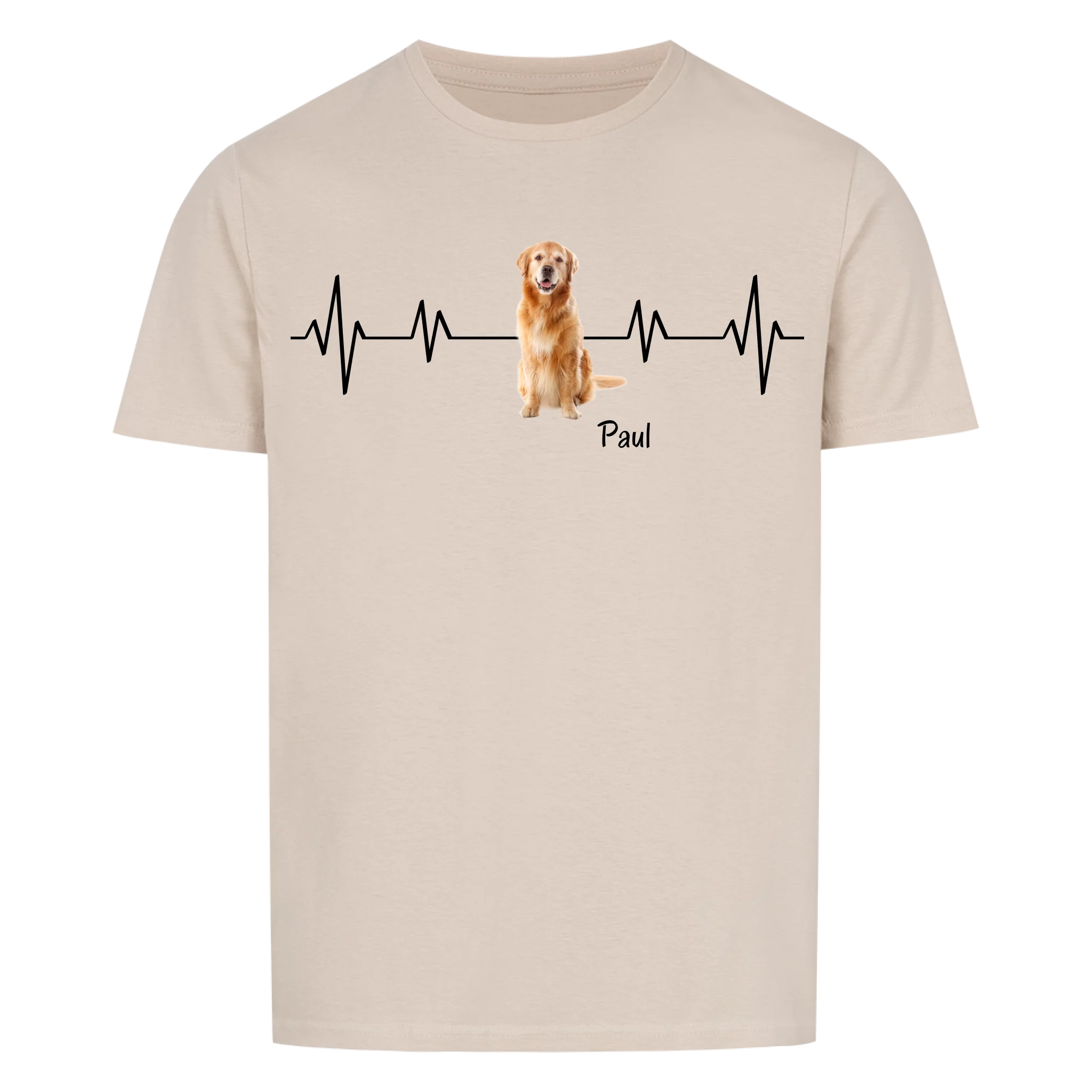 Herzschlag - Shirt personalisierbar