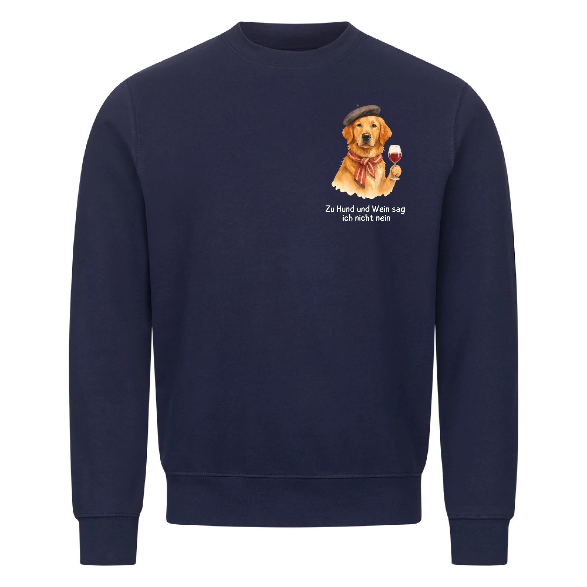 Hund und Wein - Shirt personalisierbar