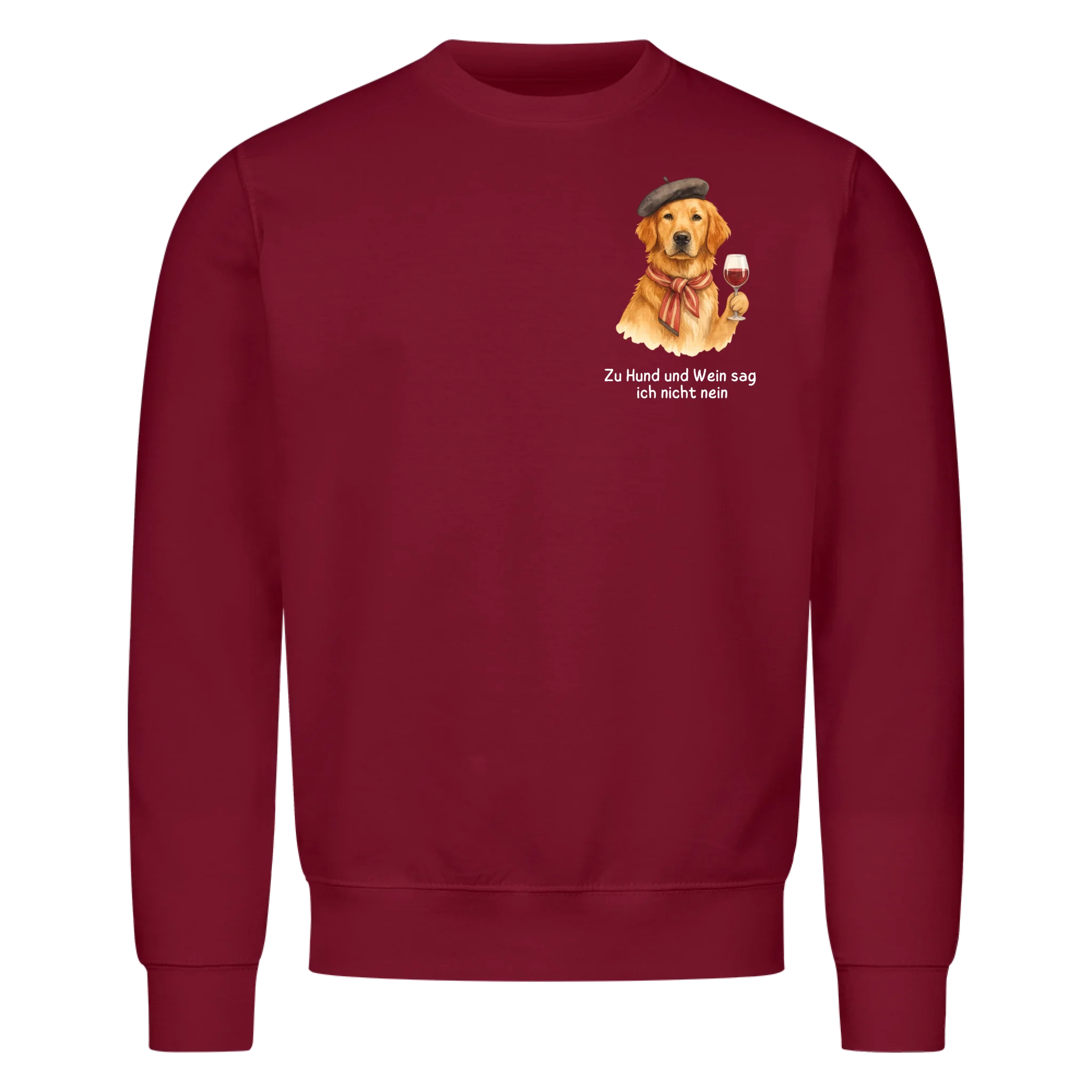 Hund und Wein - Shirt personalisierbar