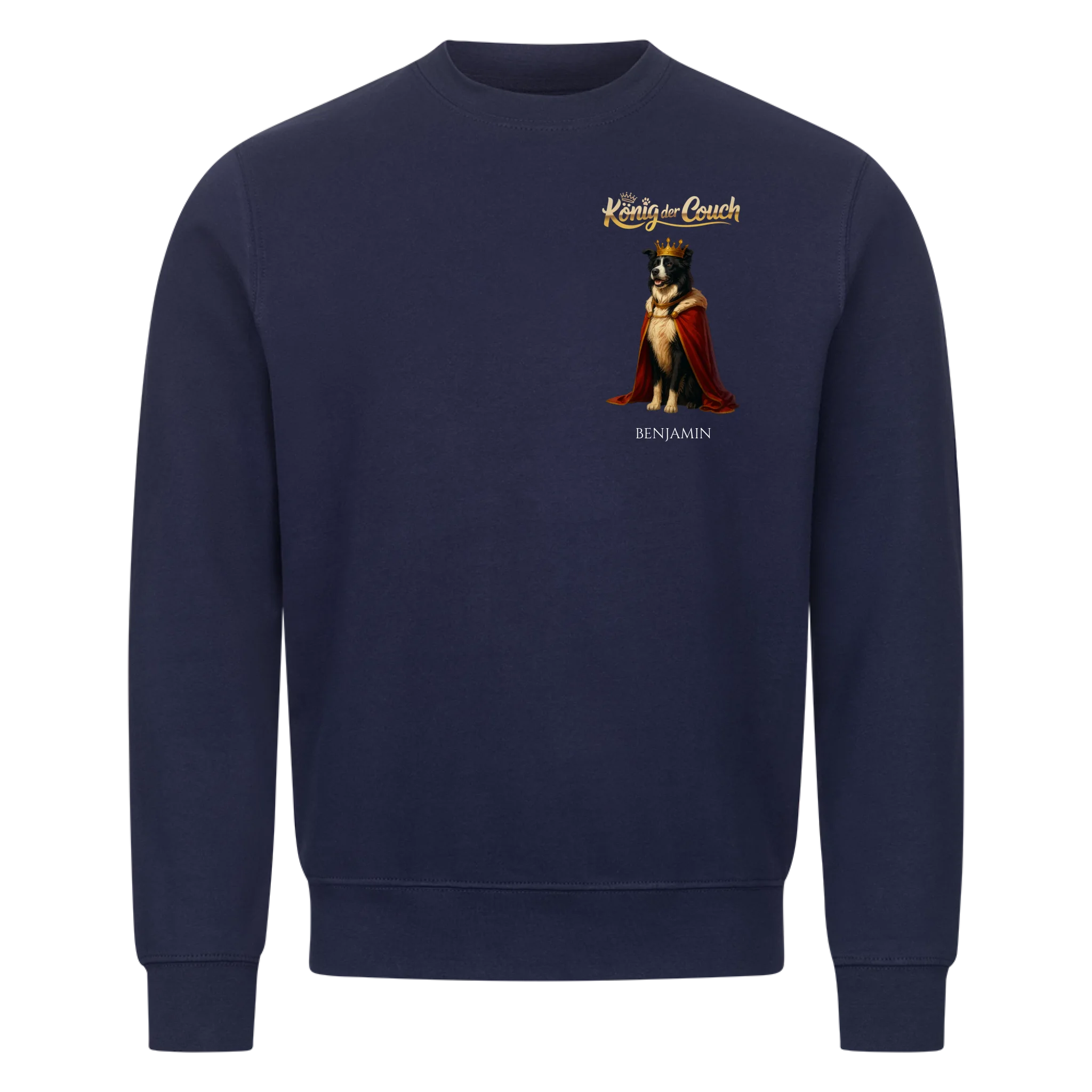König der Couch (Brustprint) - Shirt personalisierbar