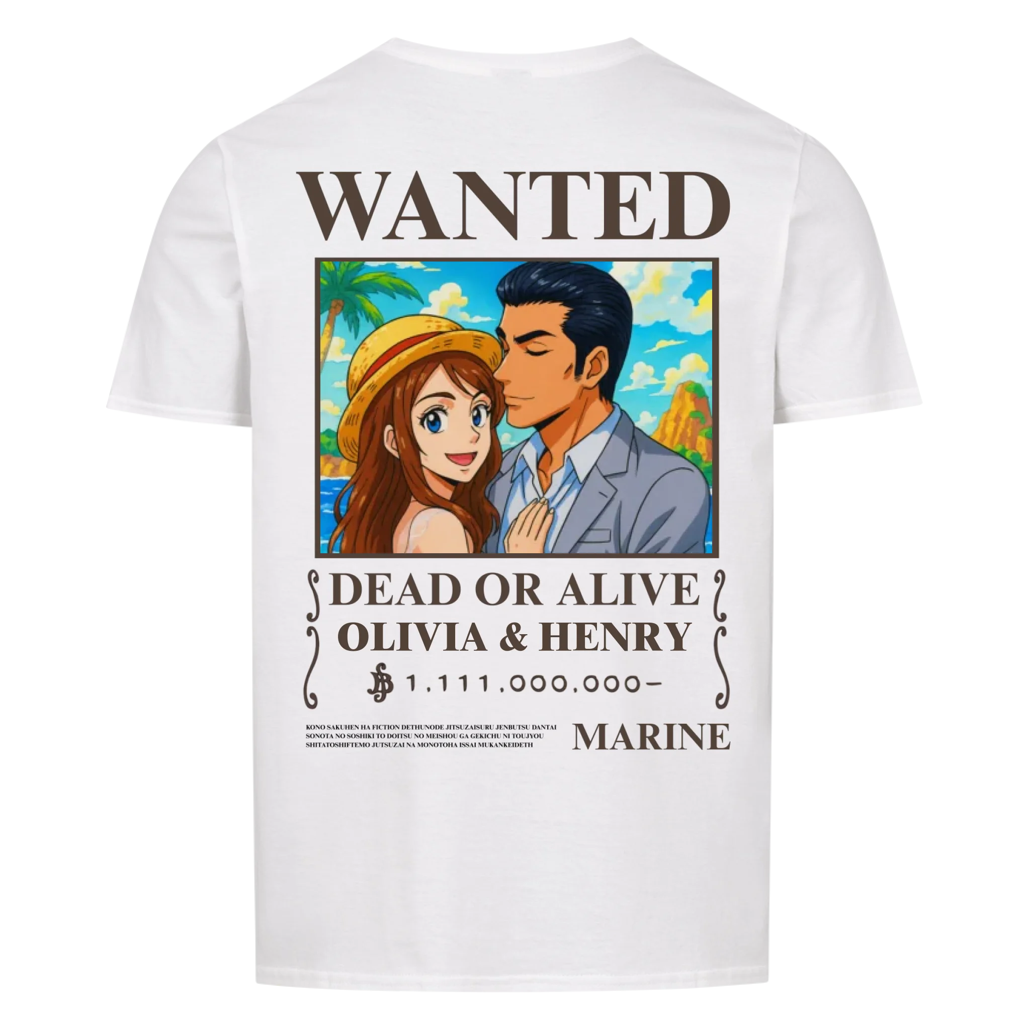 WANTED (One Piece) - Shirt (custom made)