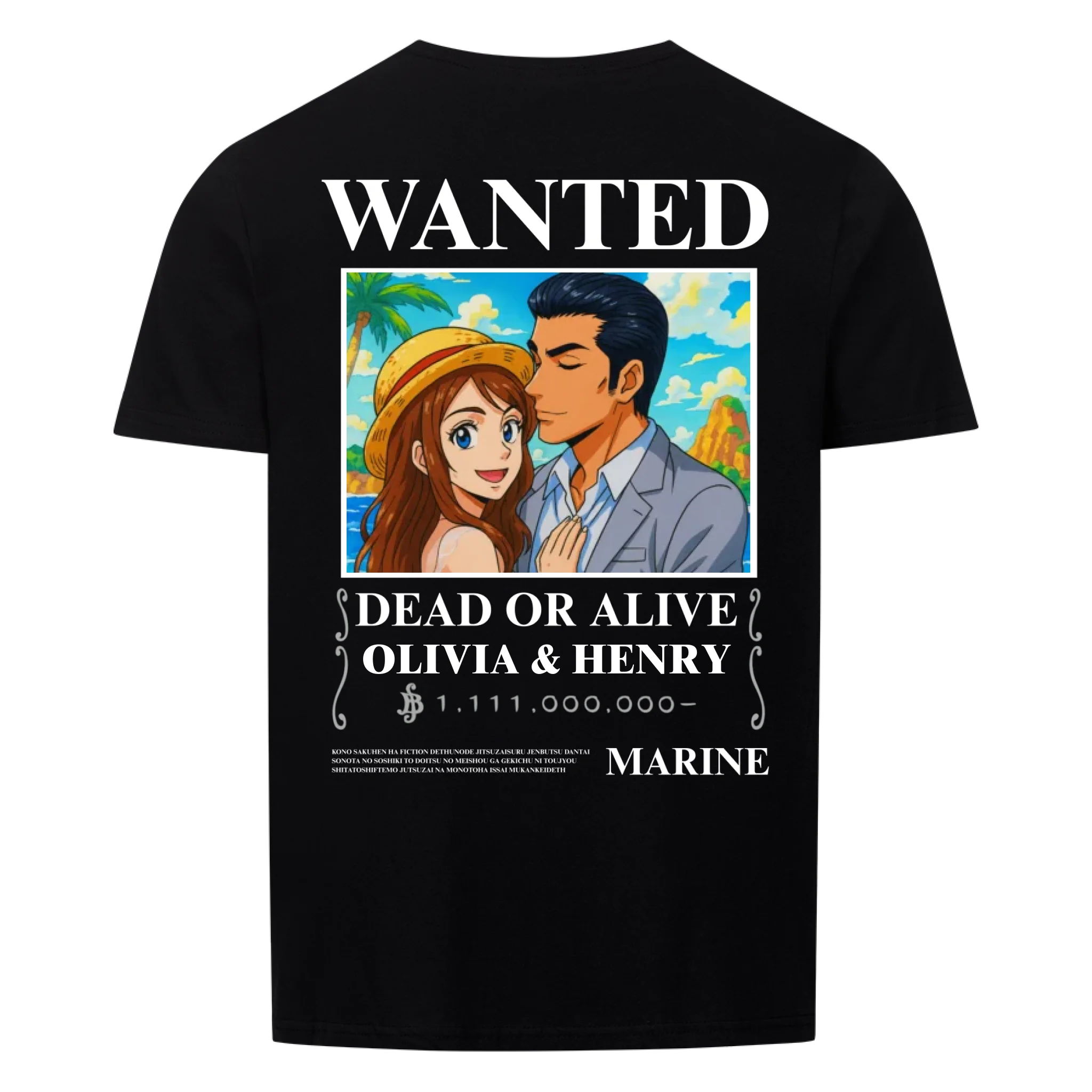 WANTED (One Piece) - Shirt (custom made)